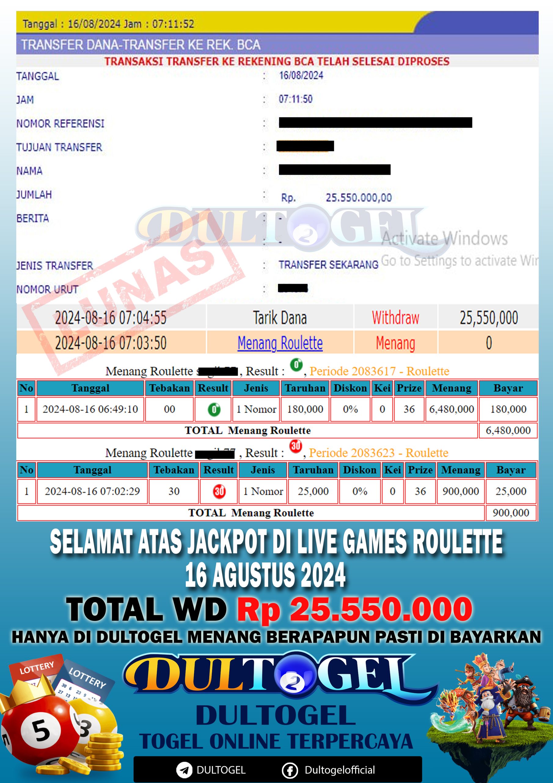 BUKTI JP DULTOGEL 16 AGUSTUS 2024