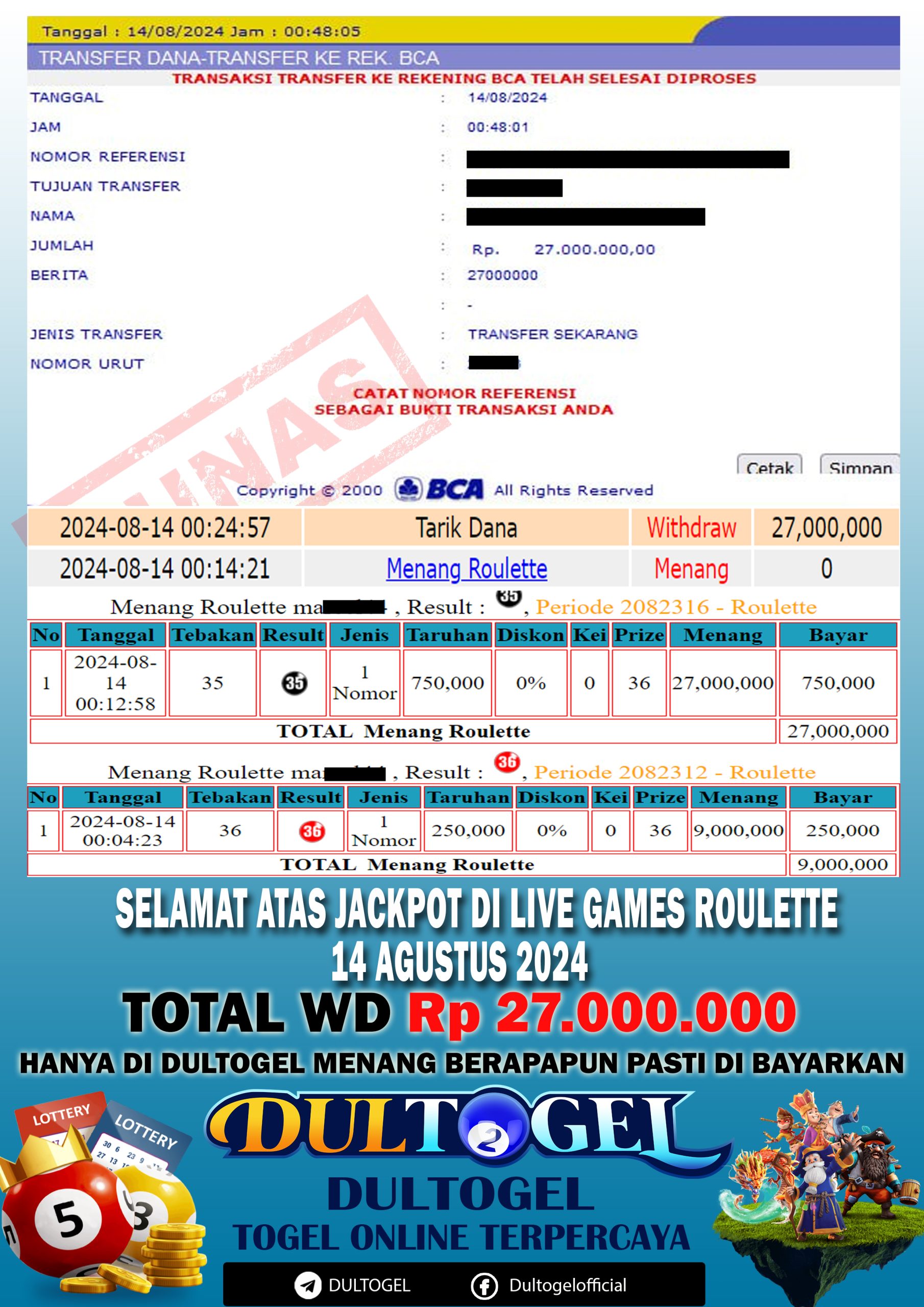 BUKTI JP DULTOGEL 14 AGUSTUS 2024