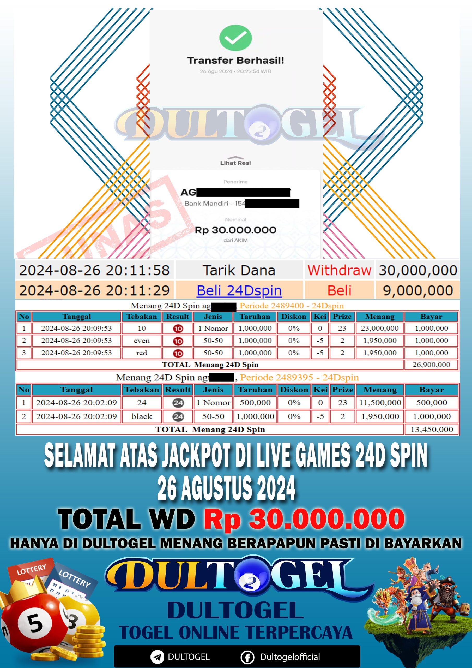 BUKTI JP DULTOGEL 26 AGUSTUS 2024