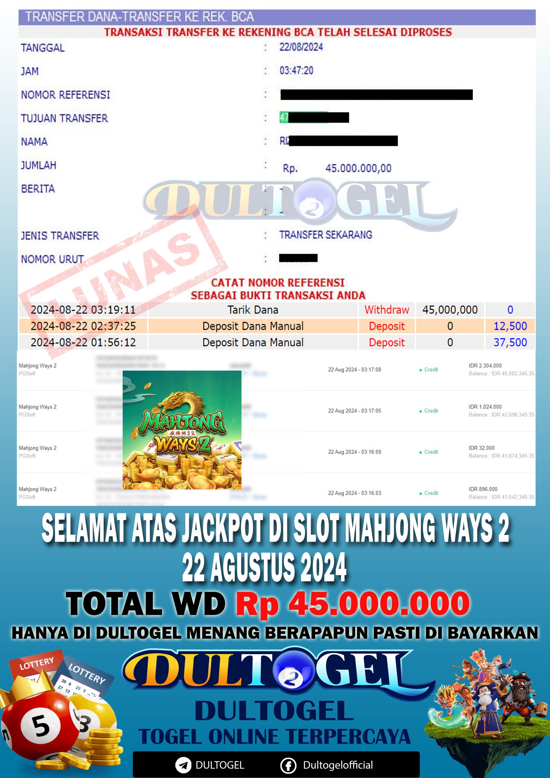 BUKTI JP DULTOGEL 22 AGUSTUS 2024