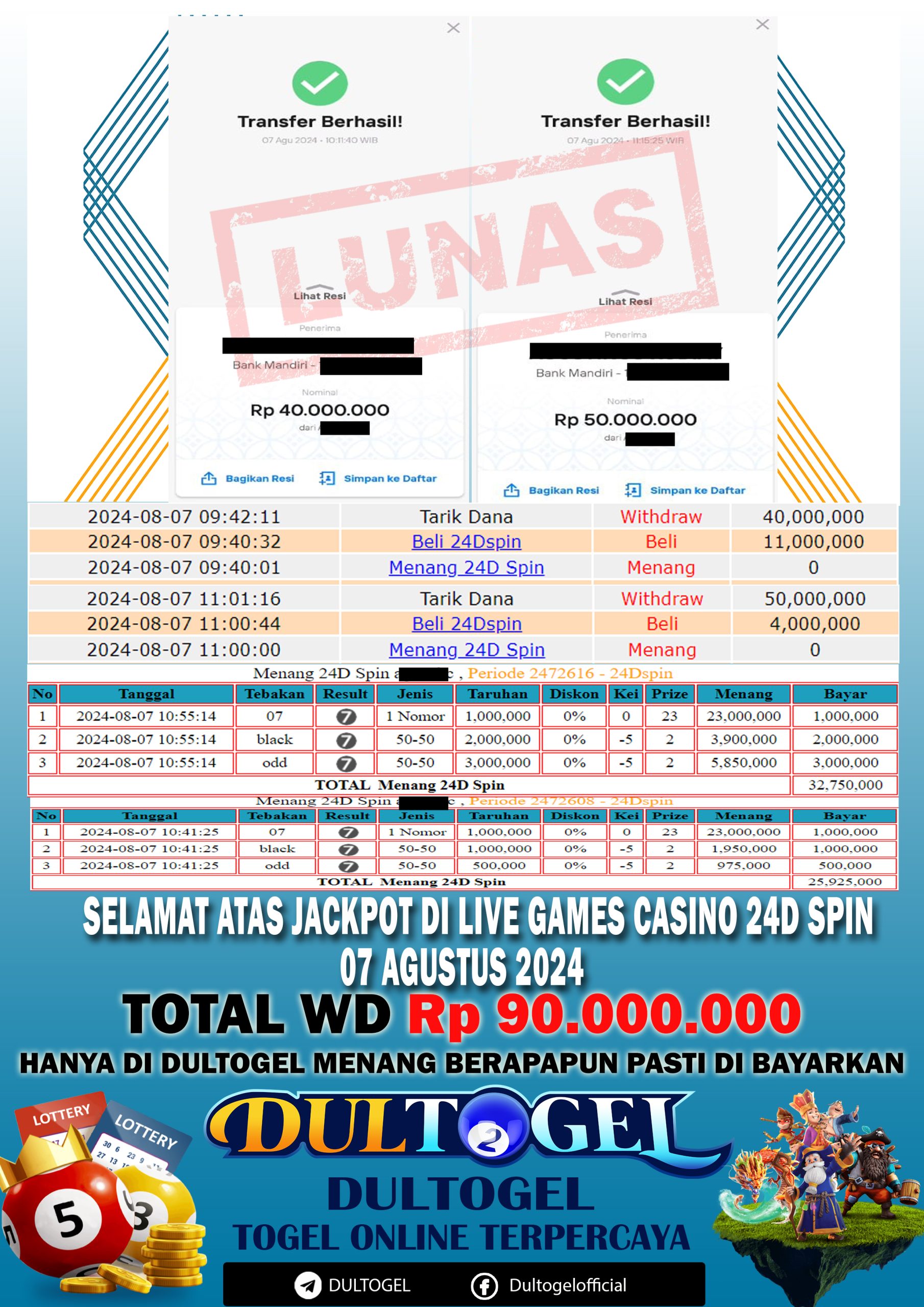 BUKTI JP DULTOGEL 07 AGUSTUS 2024