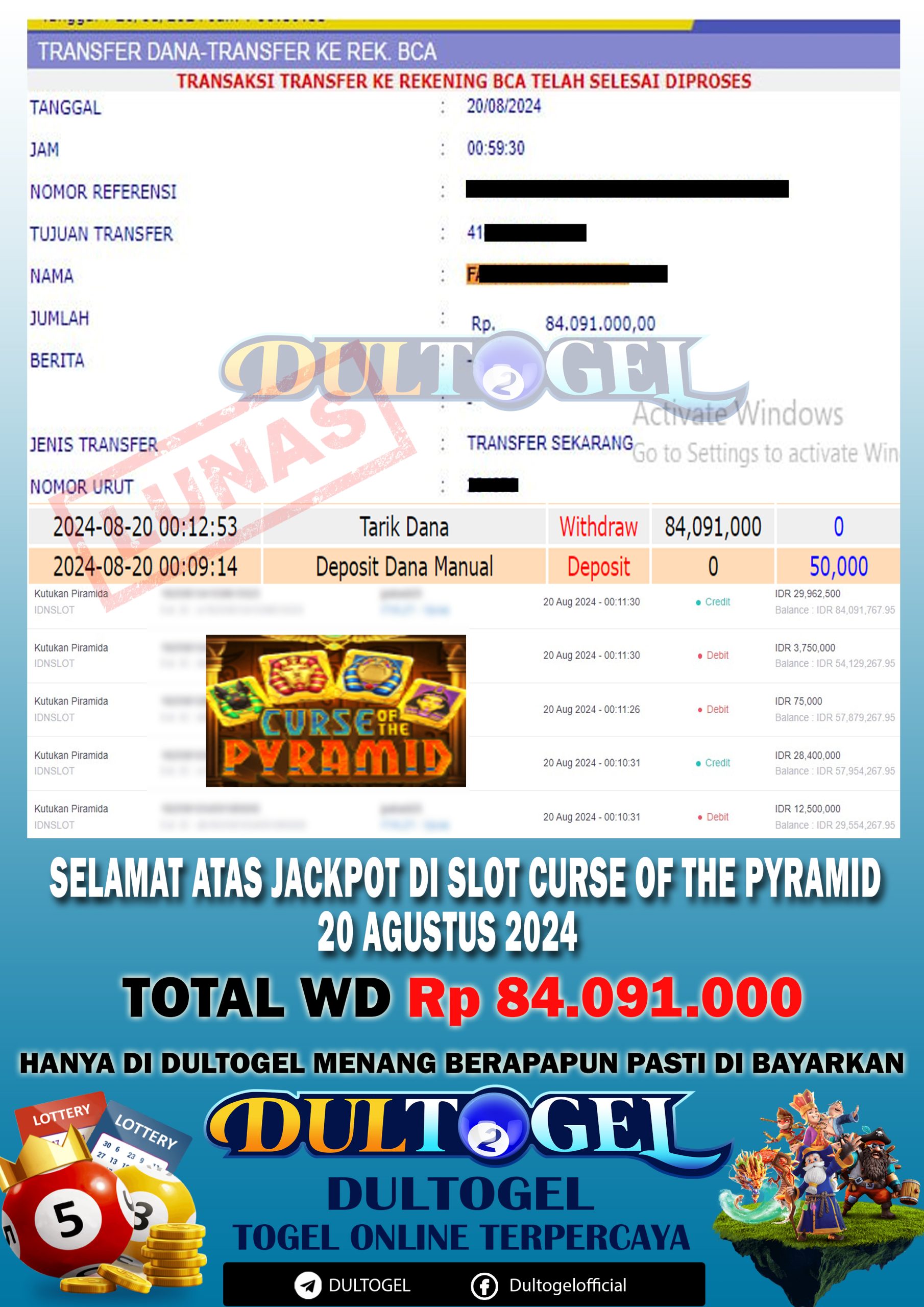 BUKTI JP DULTOGEL 20 AGUSTUS 2024