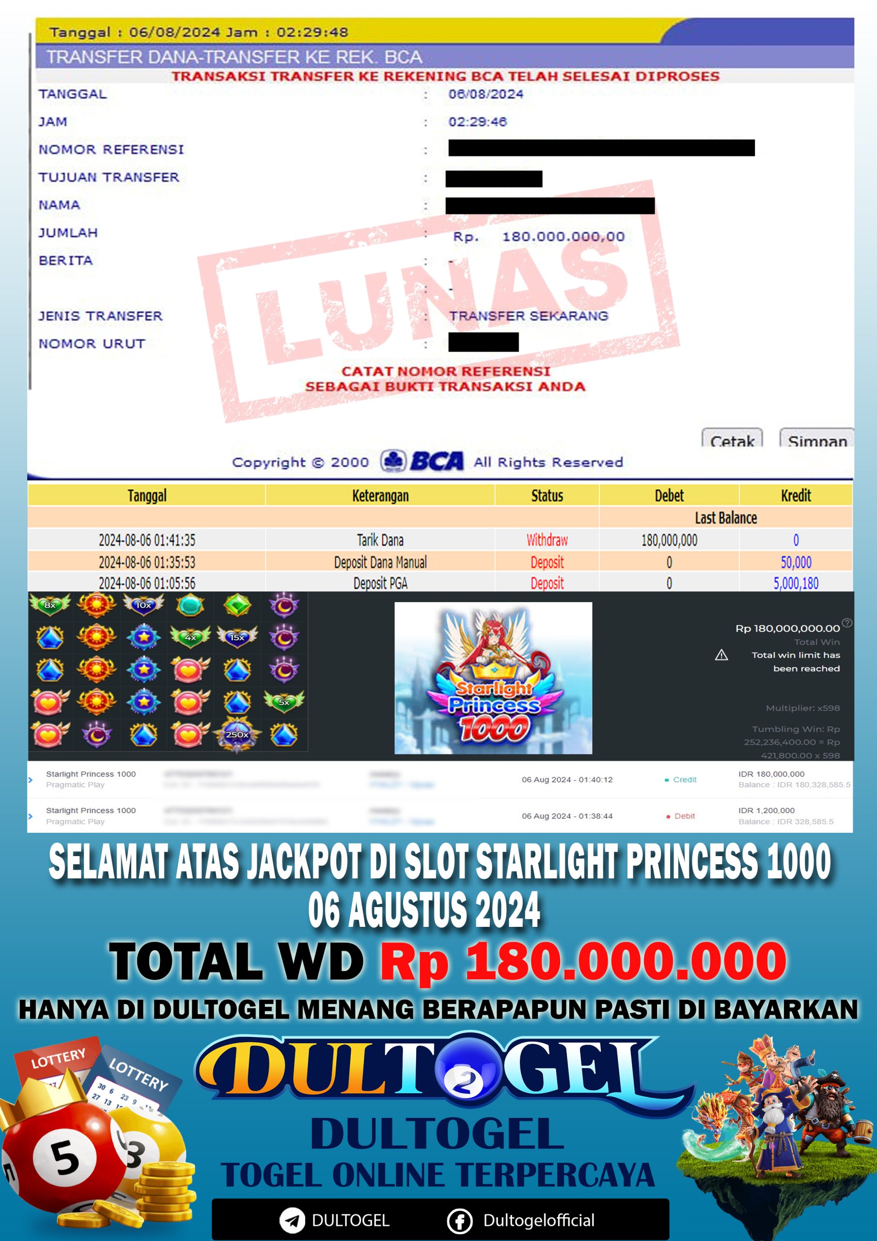 BUKTI JP DULTOGEL 06 AGUSTUS 2024