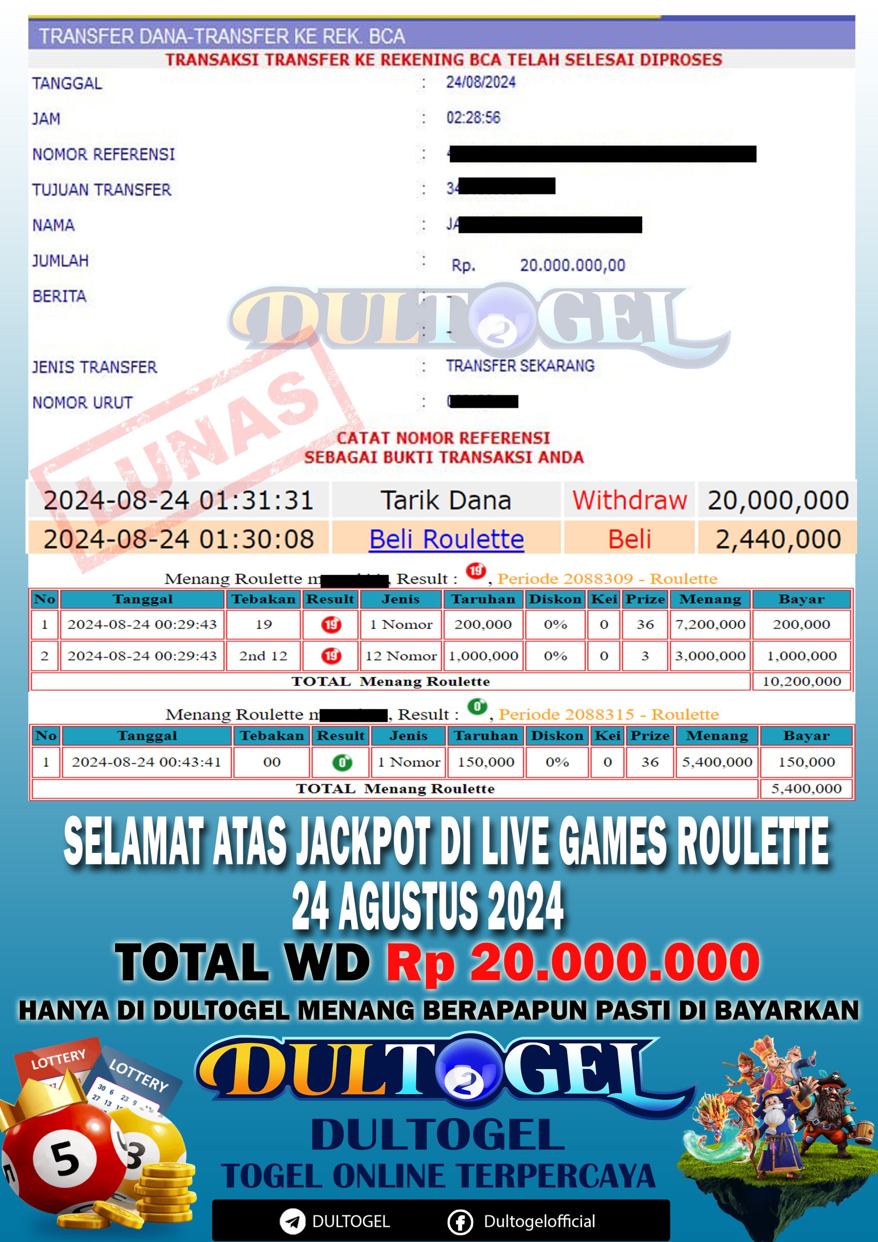 BUKTI JP DULTOGEL 24 AGUSTUS 2024