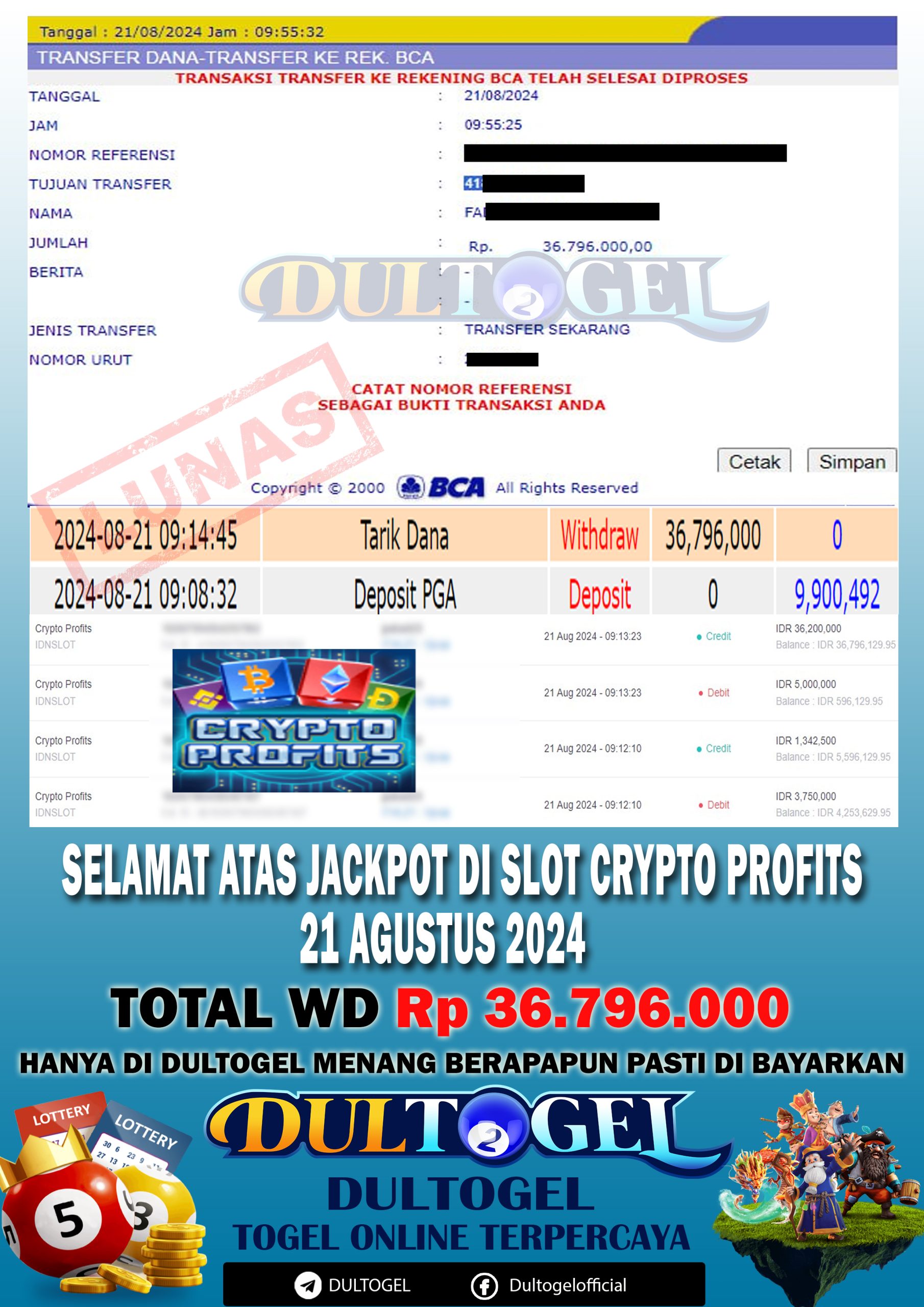 BUKTI JP DULTOGEL 21 AGUSTUS 2024