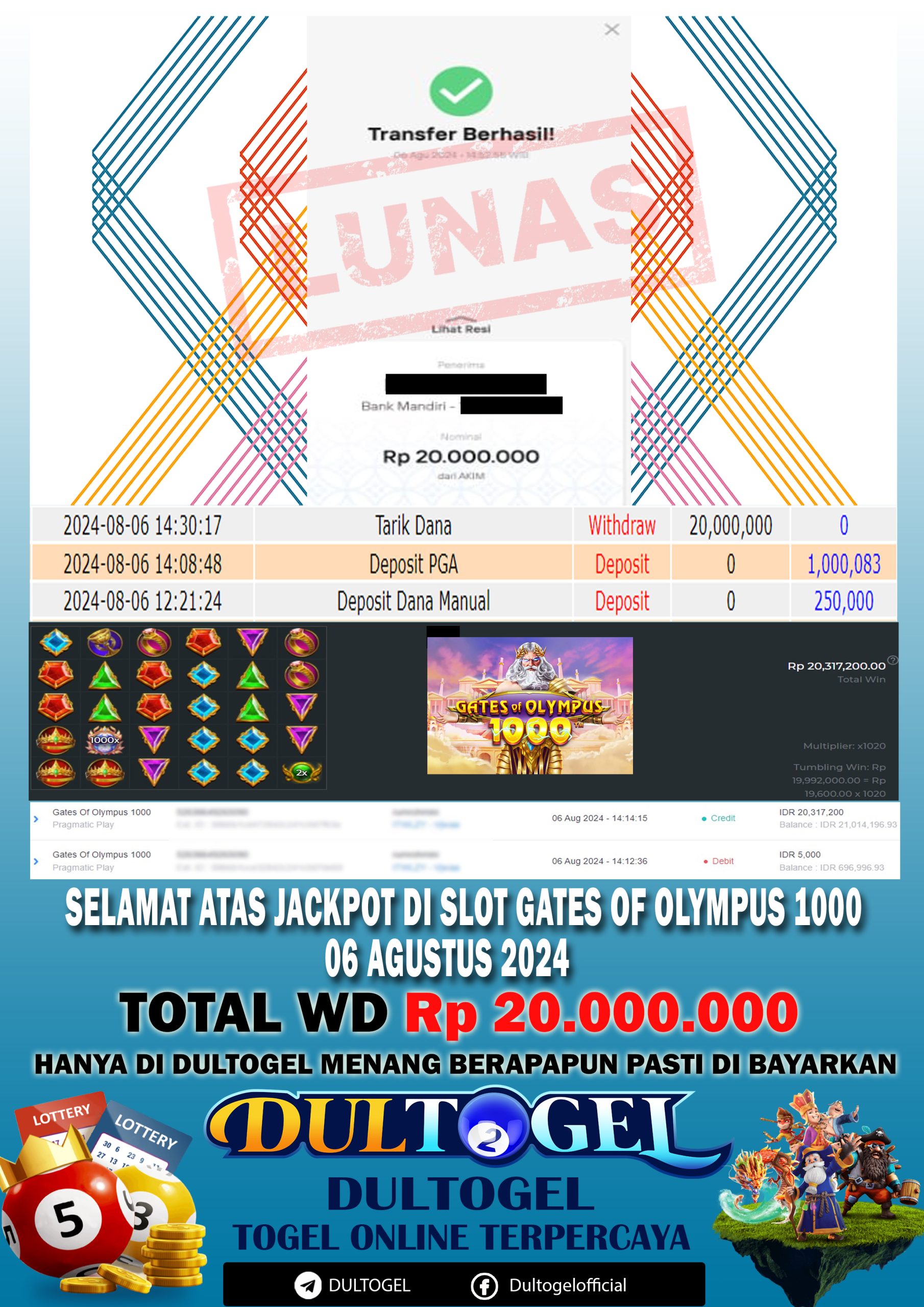 BUKTI JP DULTOGEL 06 AGUSTUS 2024