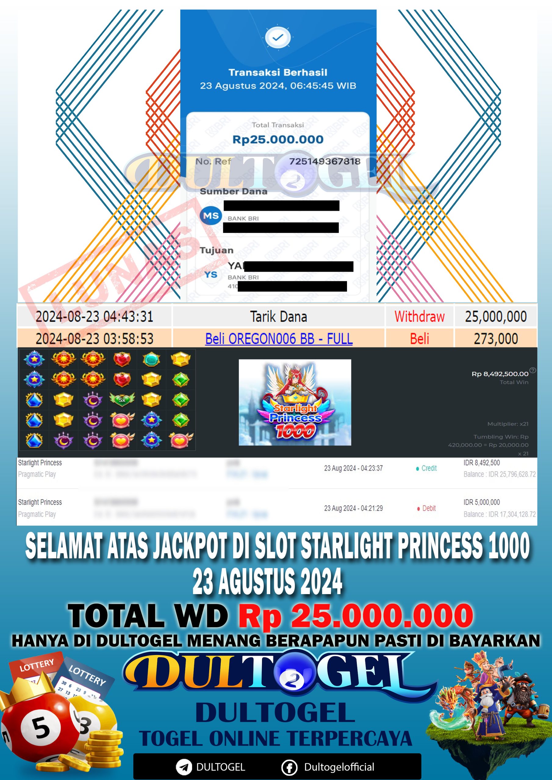 BUKTI JP DULTOGEL 23 AGUSTUS 2024
