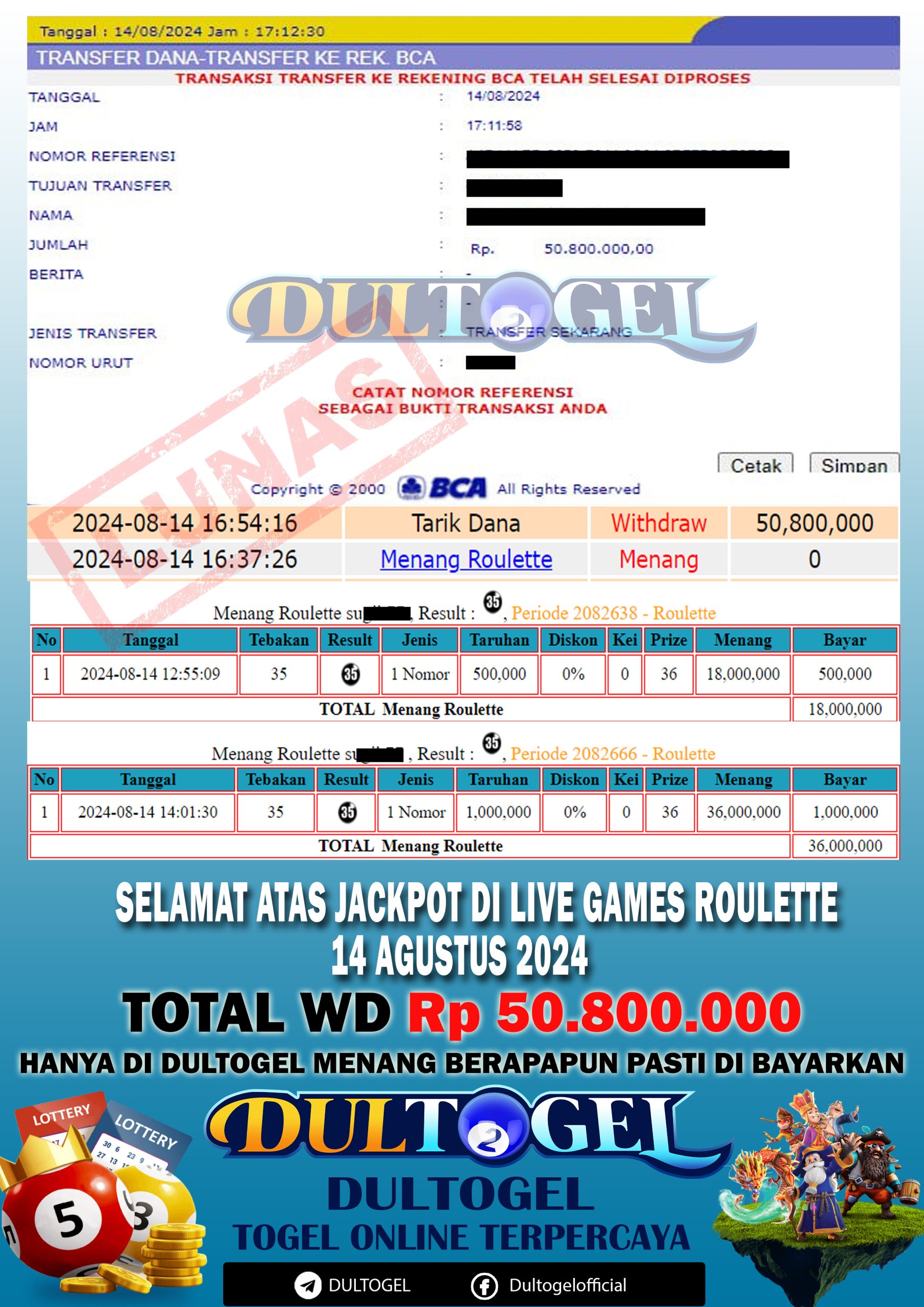 BUKTI JP DULTOGEL 14 AGUSTUS 2024