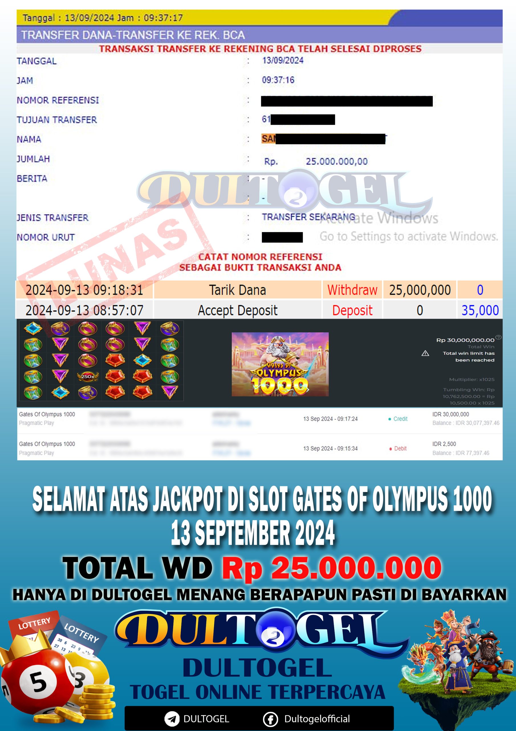 BUKTI JP DULTOGEL 13 SEPTEMBER 2024