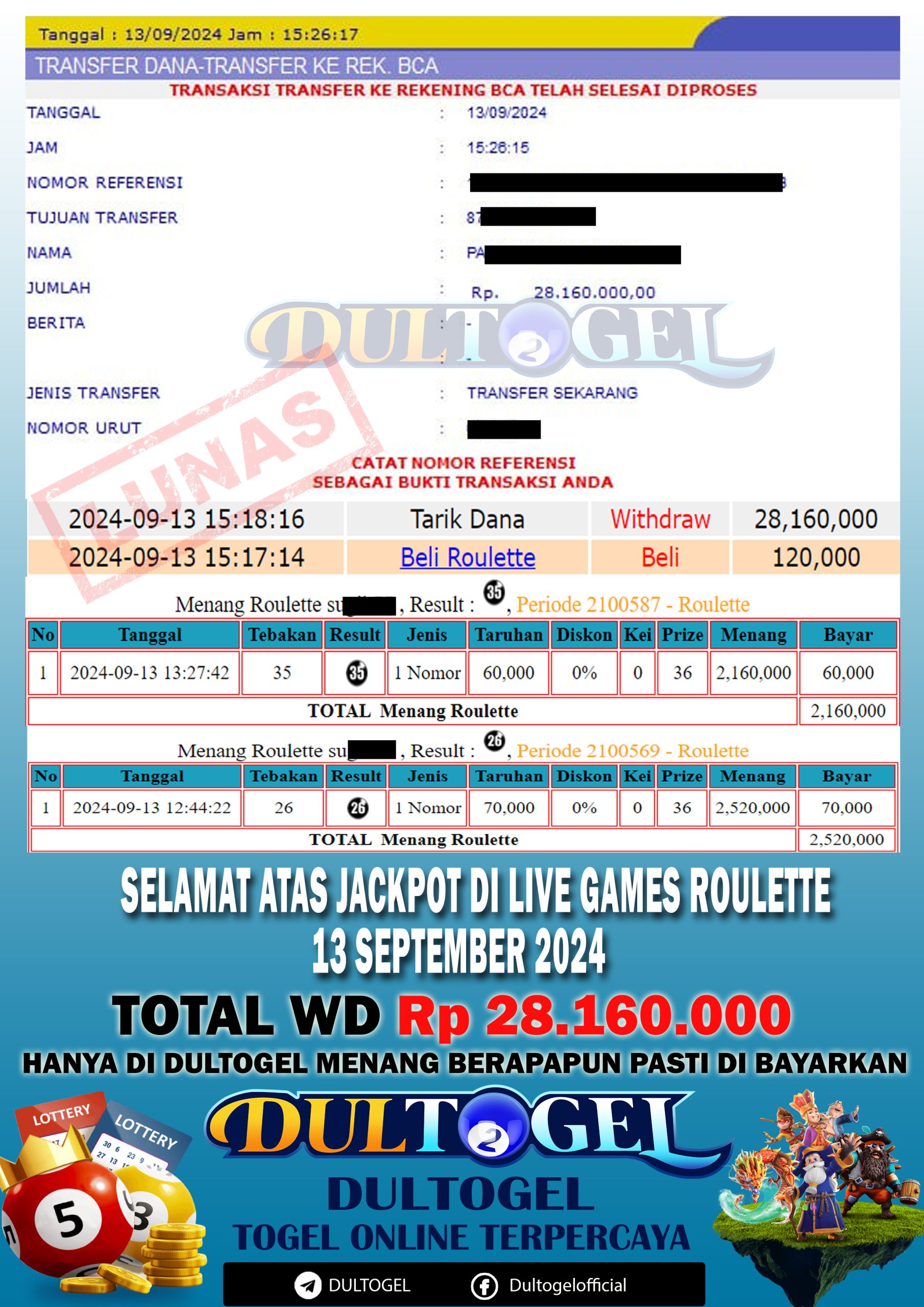BUKTI JP DULTOGEL 13 SEPTEMBER 2024