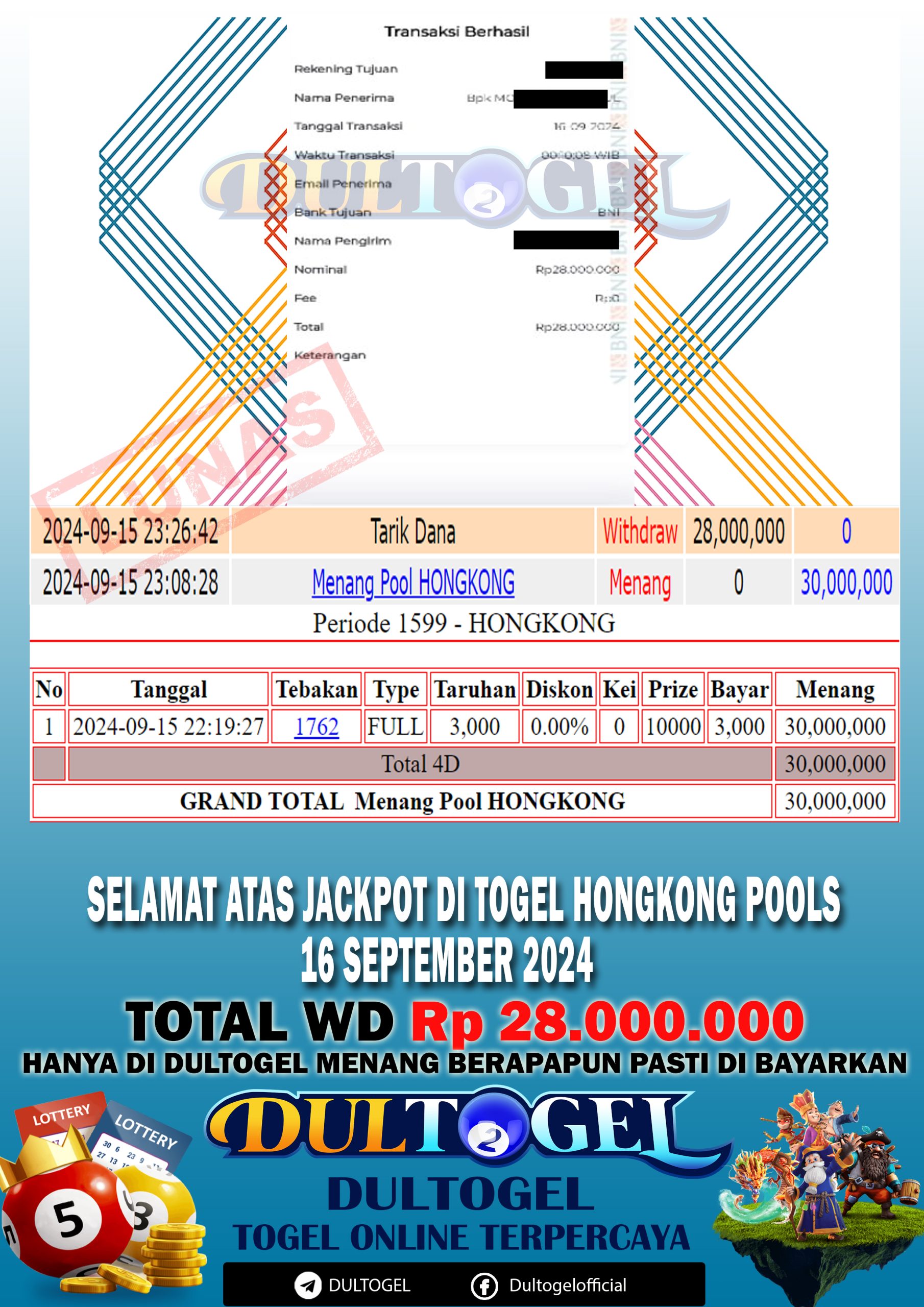BUKTI JP DULTOGEL 16 SEPTEMBER 2024