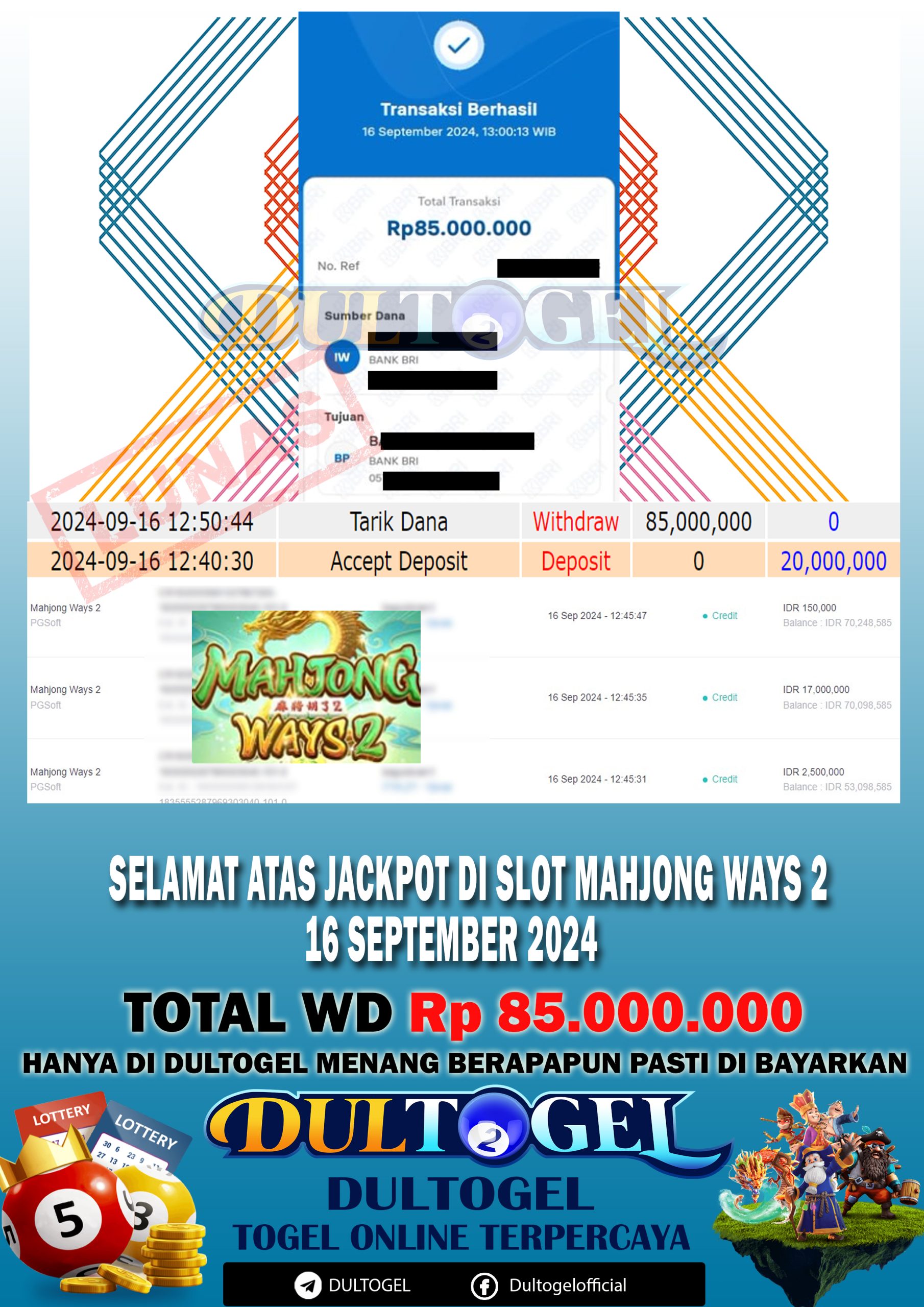 BUKTI JP DULTOGEL 16 SEPTEMBER 2024