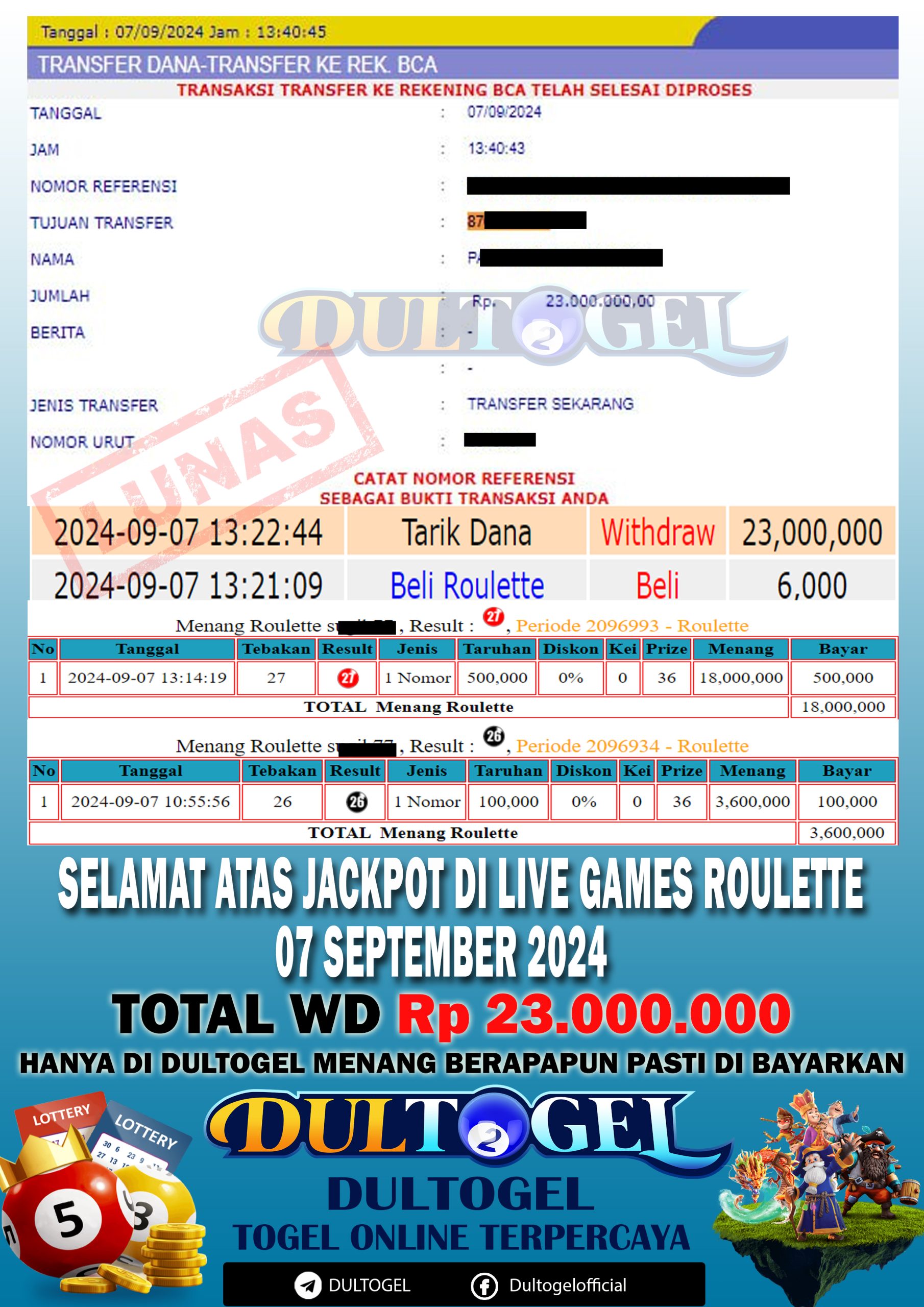BUKTI JP DULTOGEL 07 SEPTEMBER 2024