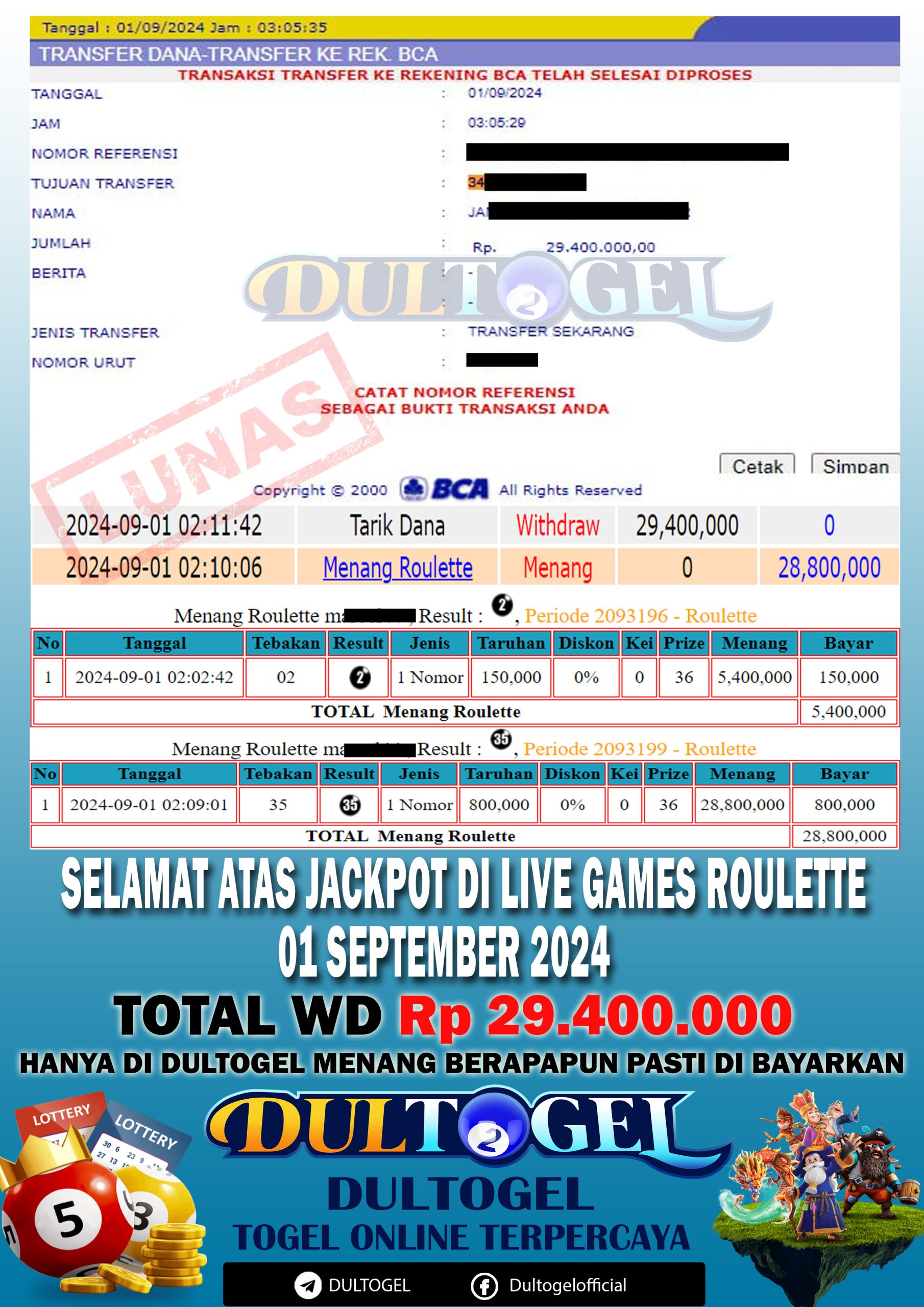 BUKTI JP DULTOGEL 01 SEPTEMBER 2024