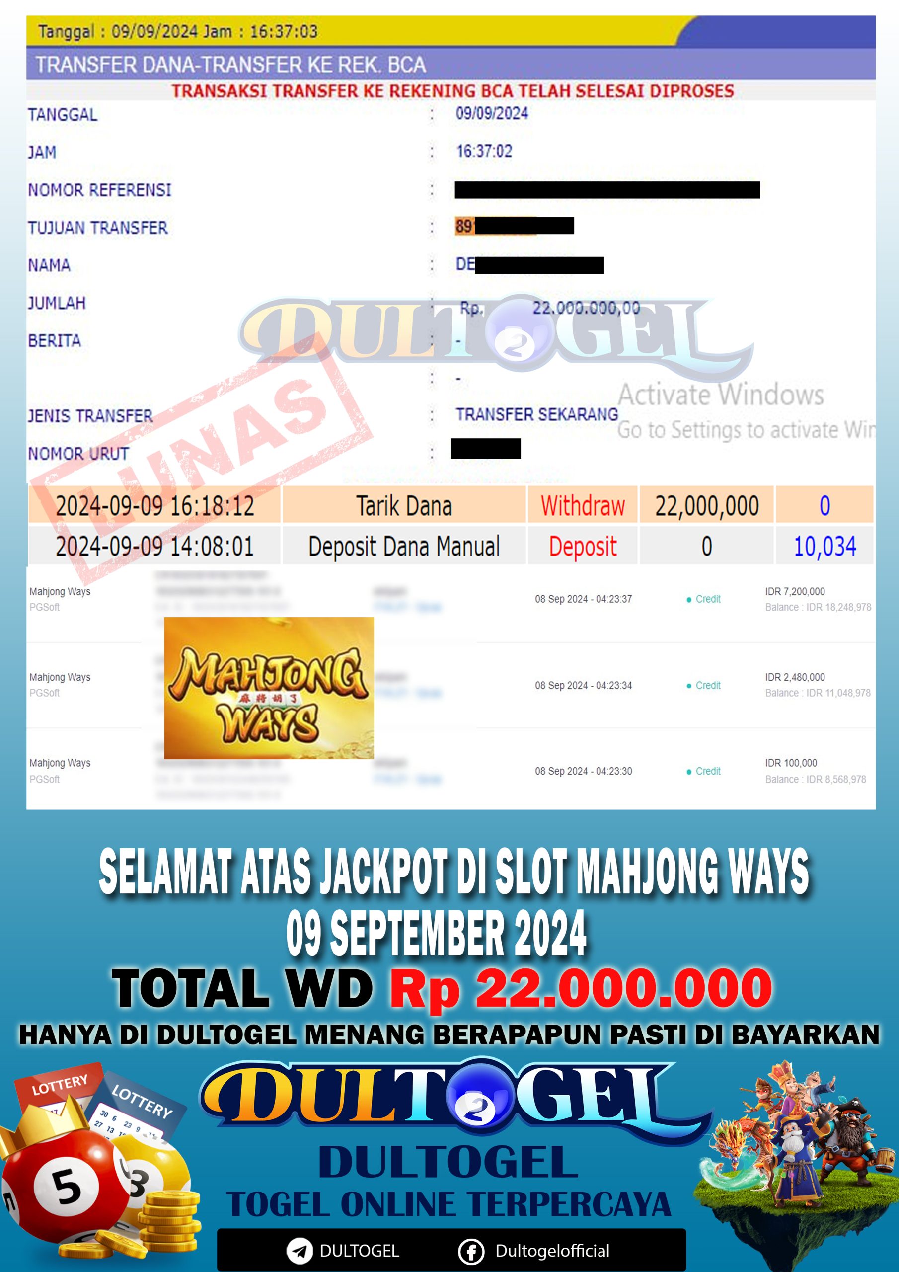 BUKTI JP DULTOGEL 09 SEPTEMBER 2024