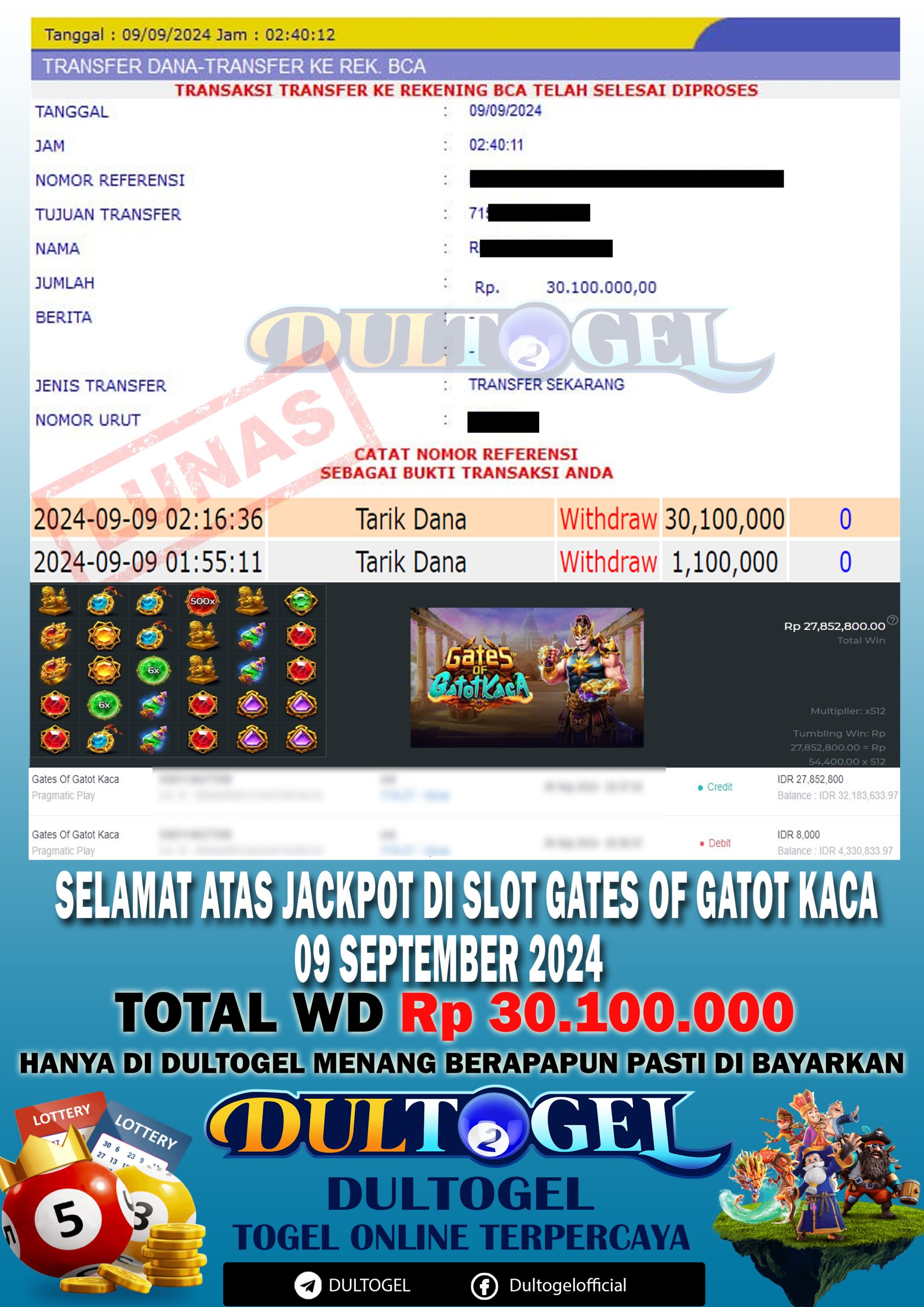 BUKTI JP DULTOGEL 09 SEPTEMBER 2024