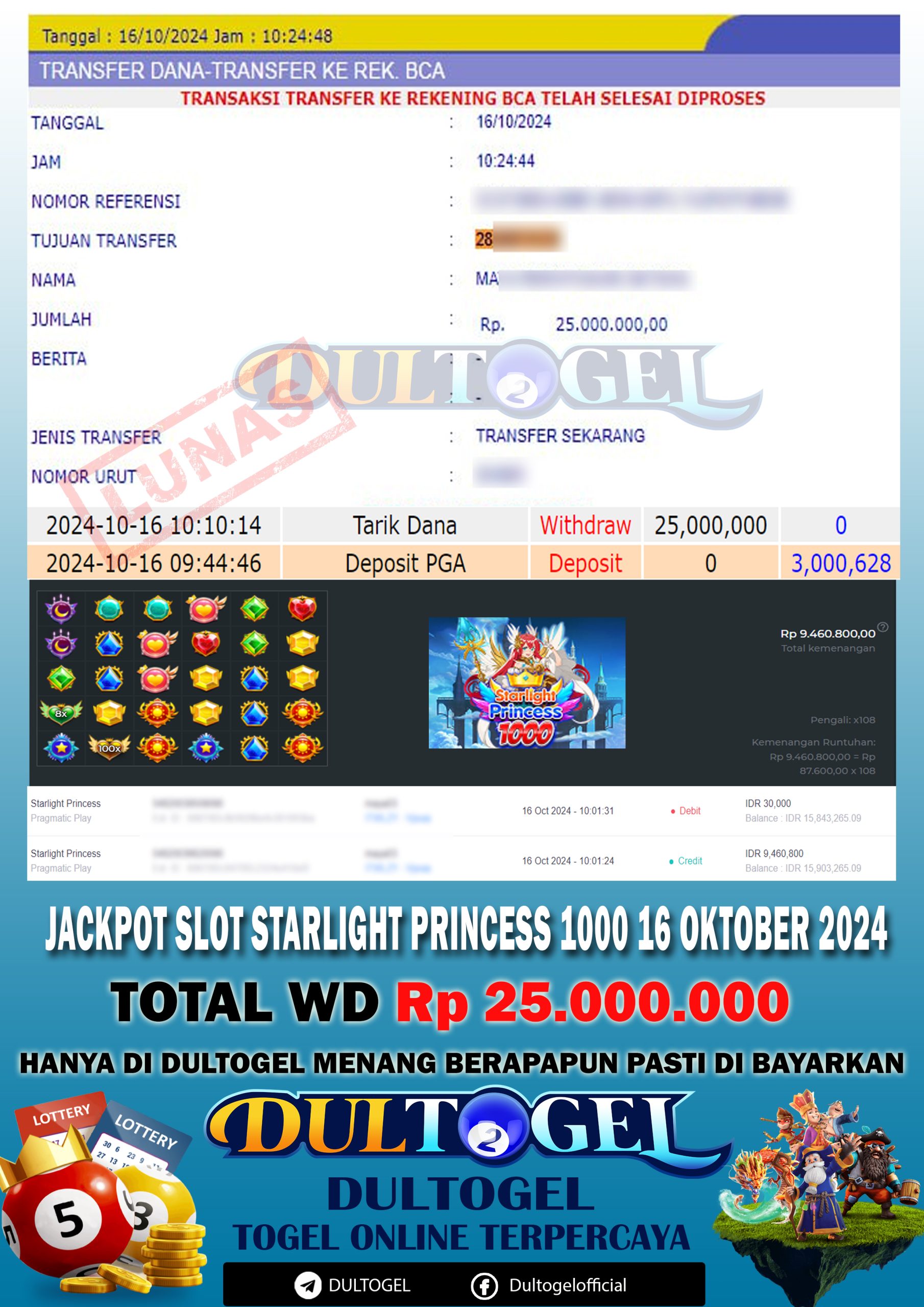 BUKTI JP DULTOGEL 16 OKTOBER 2024