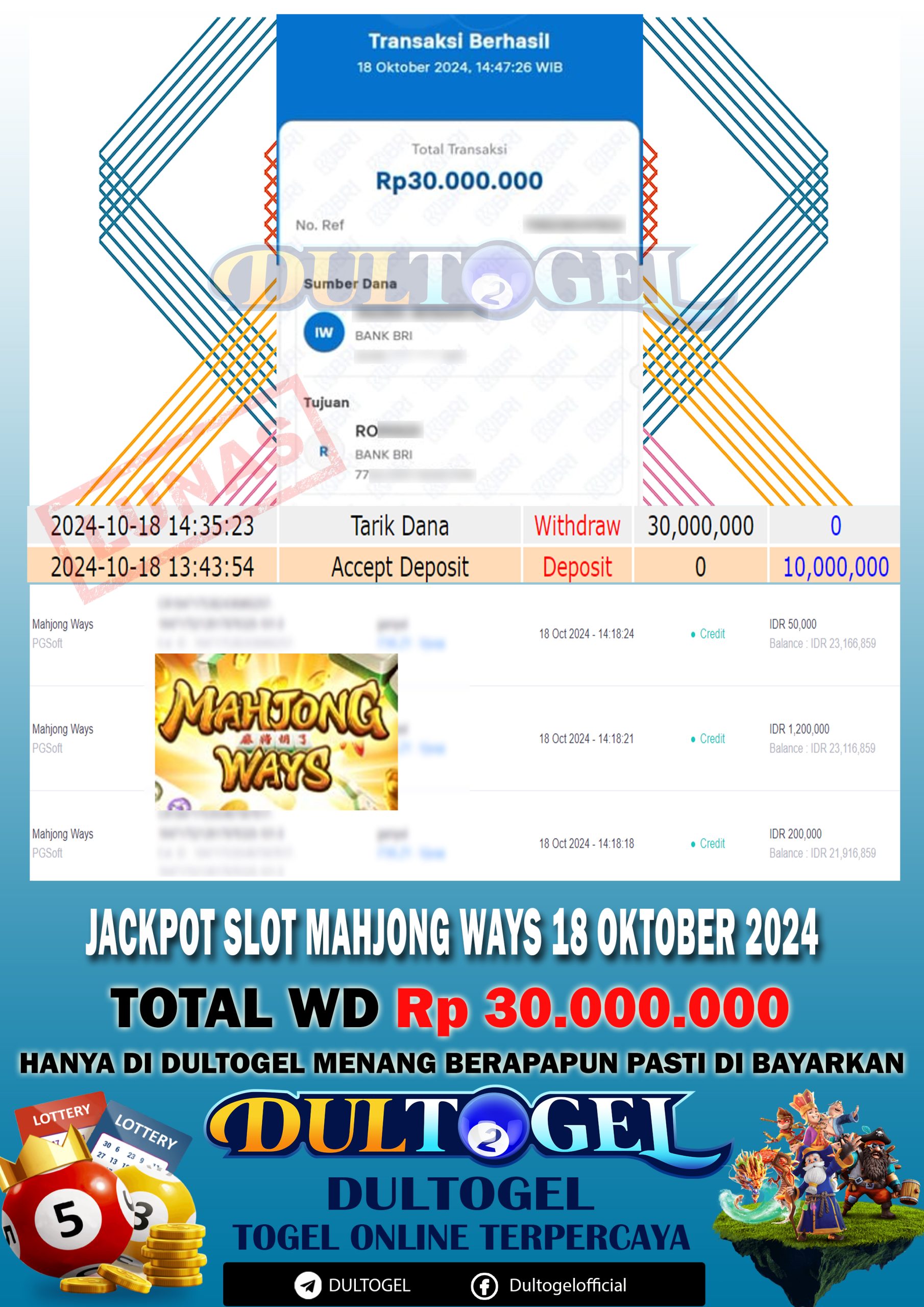 BUKTI JP DULTOGEL 18 OKTOBER 2024