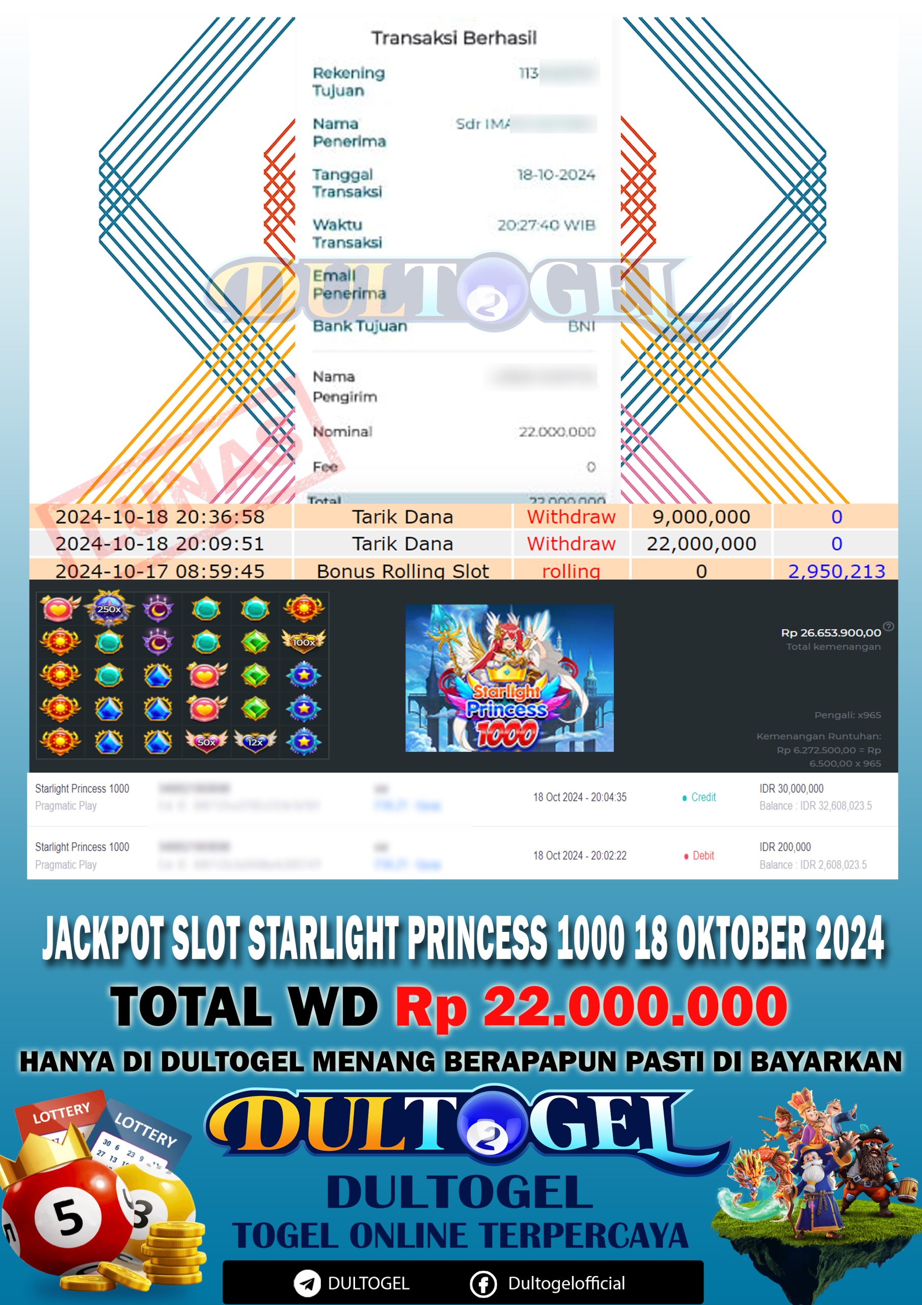 BUKTI JP DULTOGEL 18 OKTOBER 2024