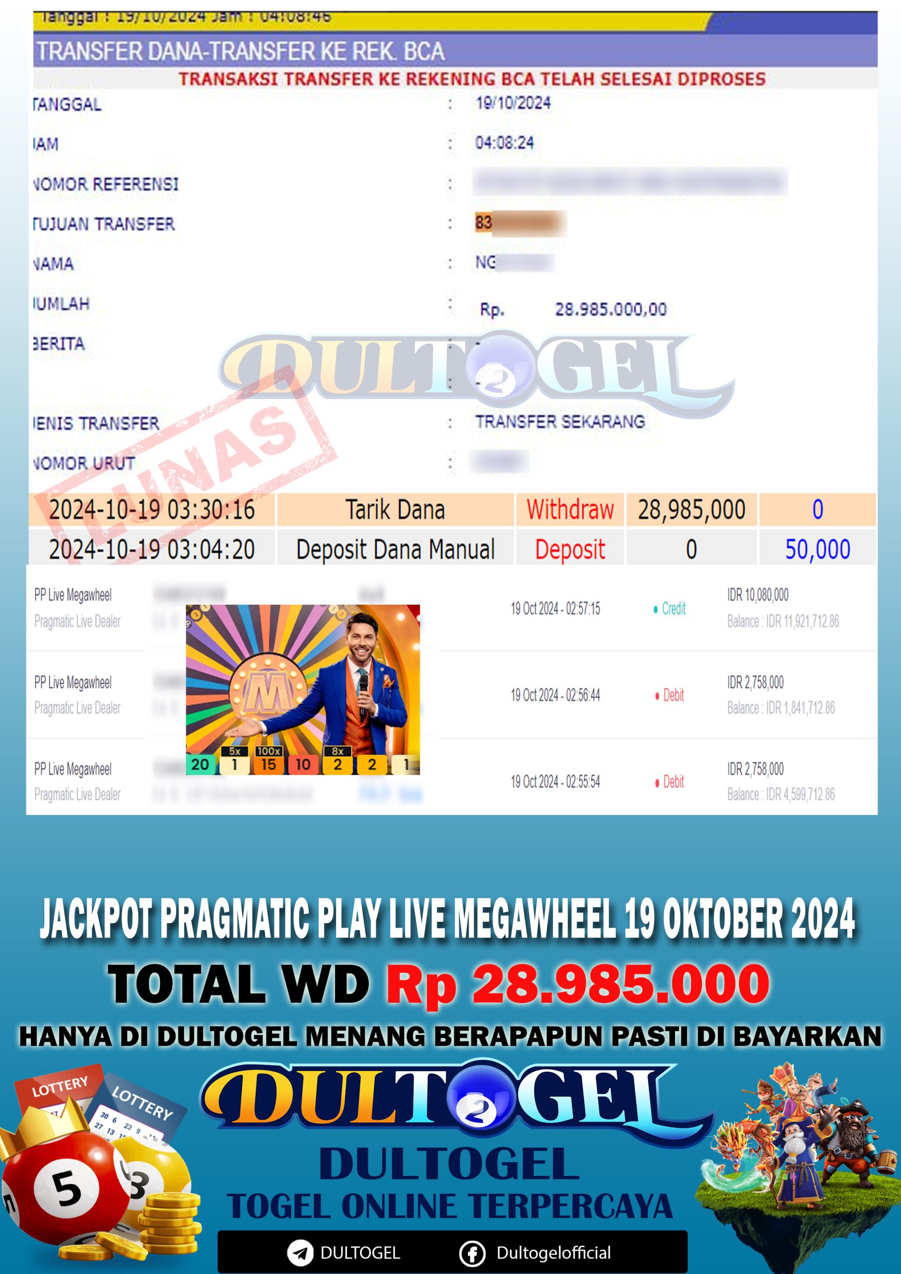 BUKTI JP DULTOGEL 19 OKTOBER 2024