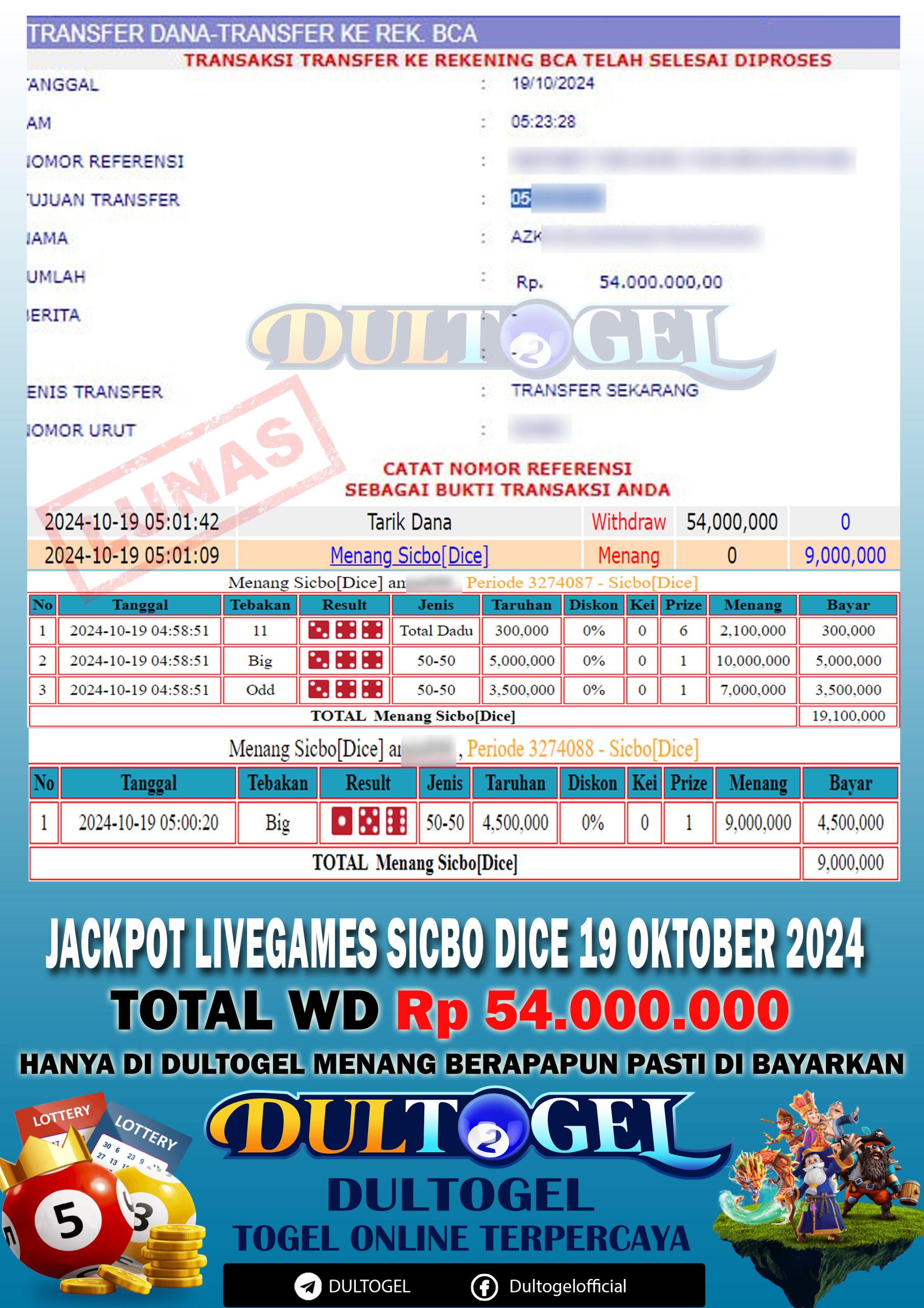 BUKTI JP DULTOGEL 19 OKTOBER 2024