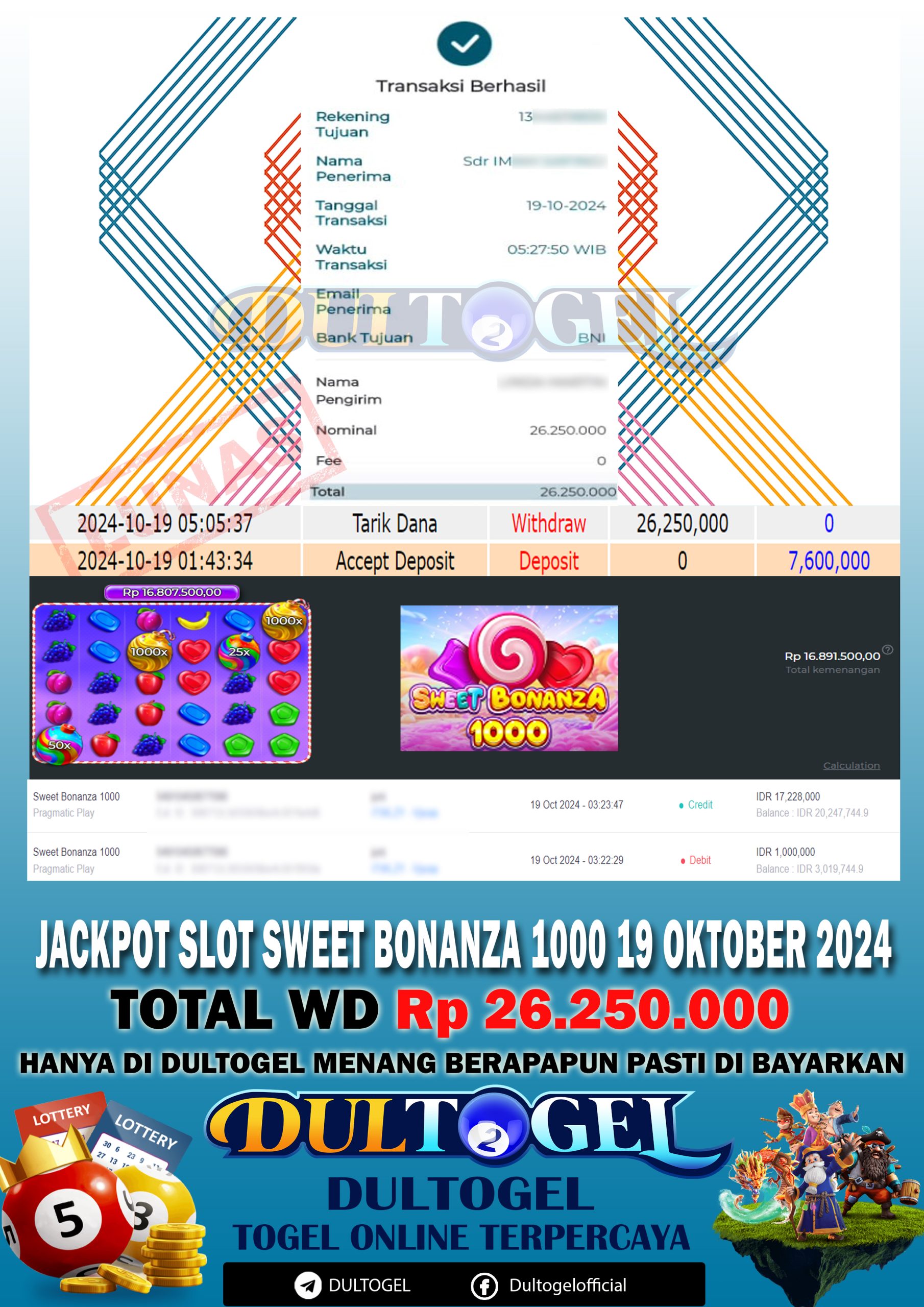 BUKTI JP DULTOGEL 19 OKTOBER 2024