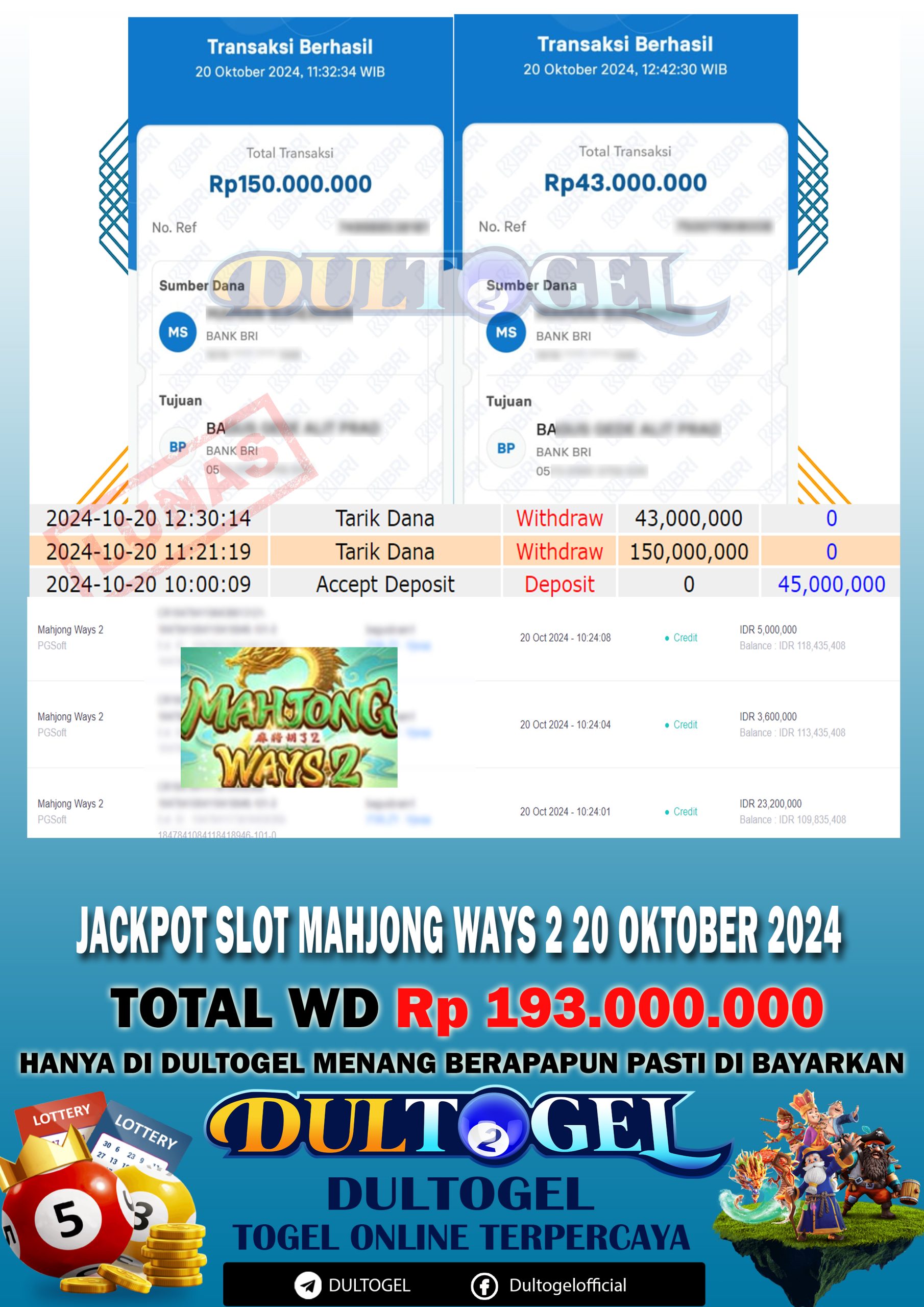 BUKTI JP DULTOGEL 20 OKTOBER 2024