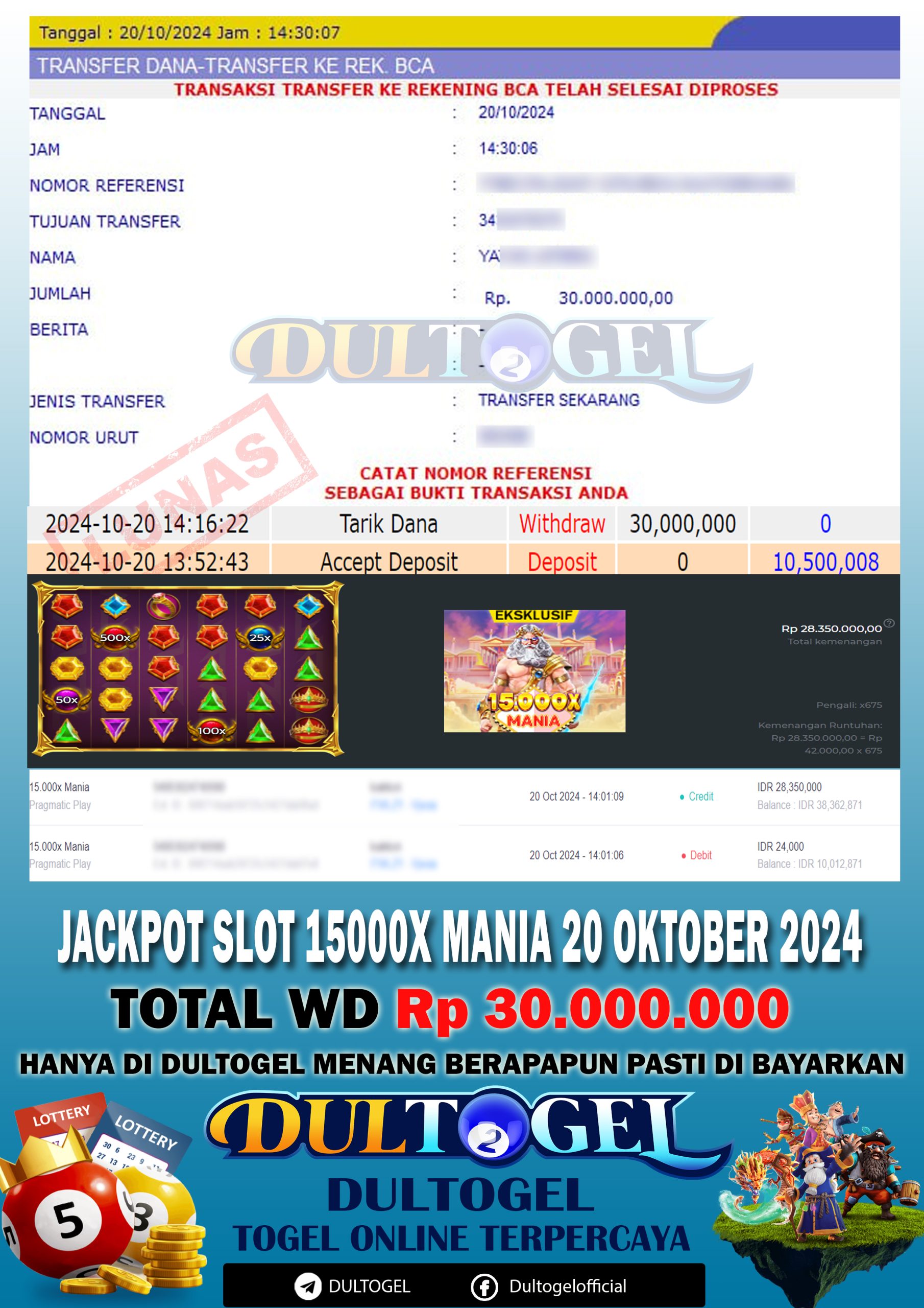 BUKTI JP DULTOGEL 20 OKTOBER 2024