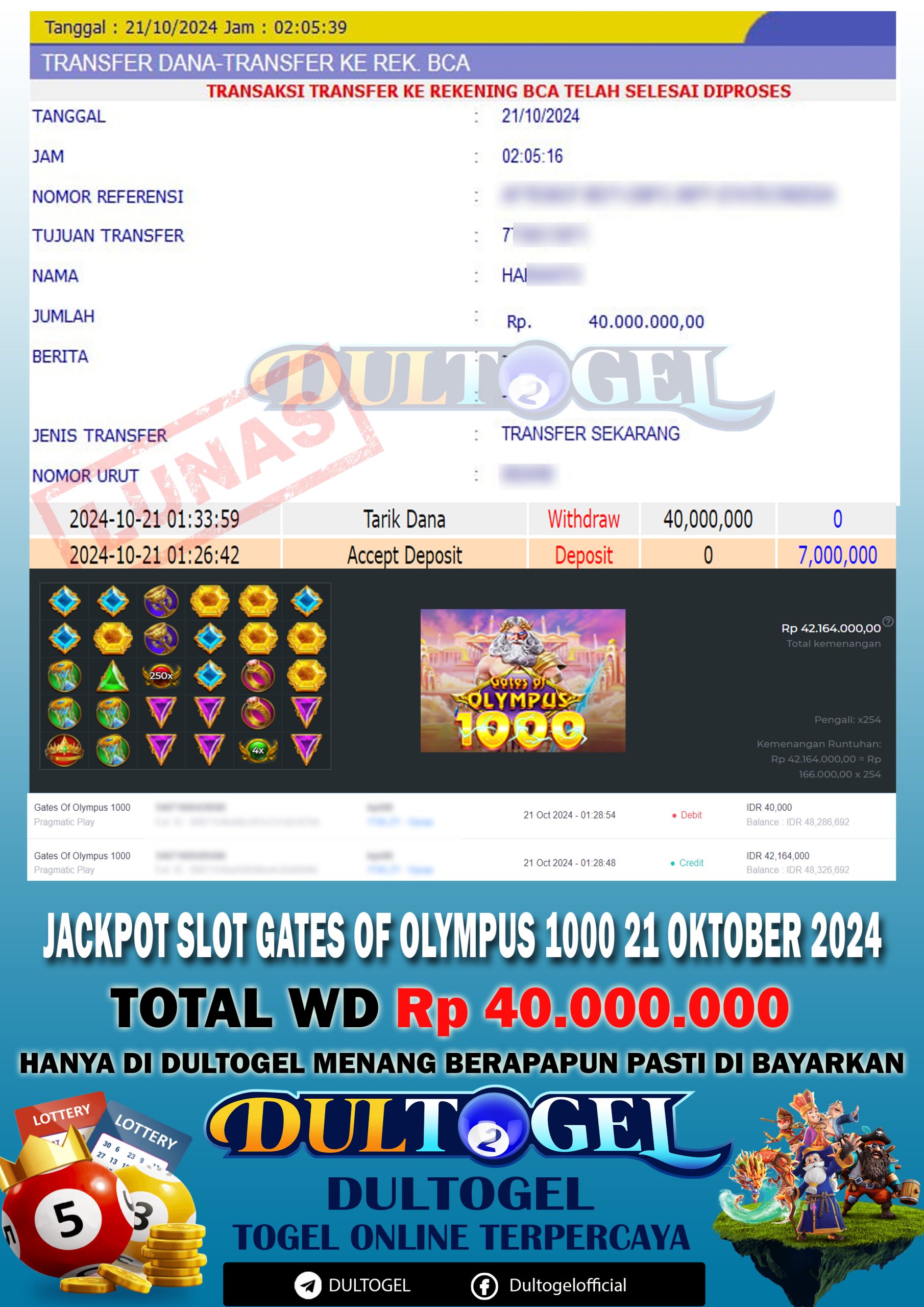 BUKTI JP DULTOGEL 21 OKTOBER 2024