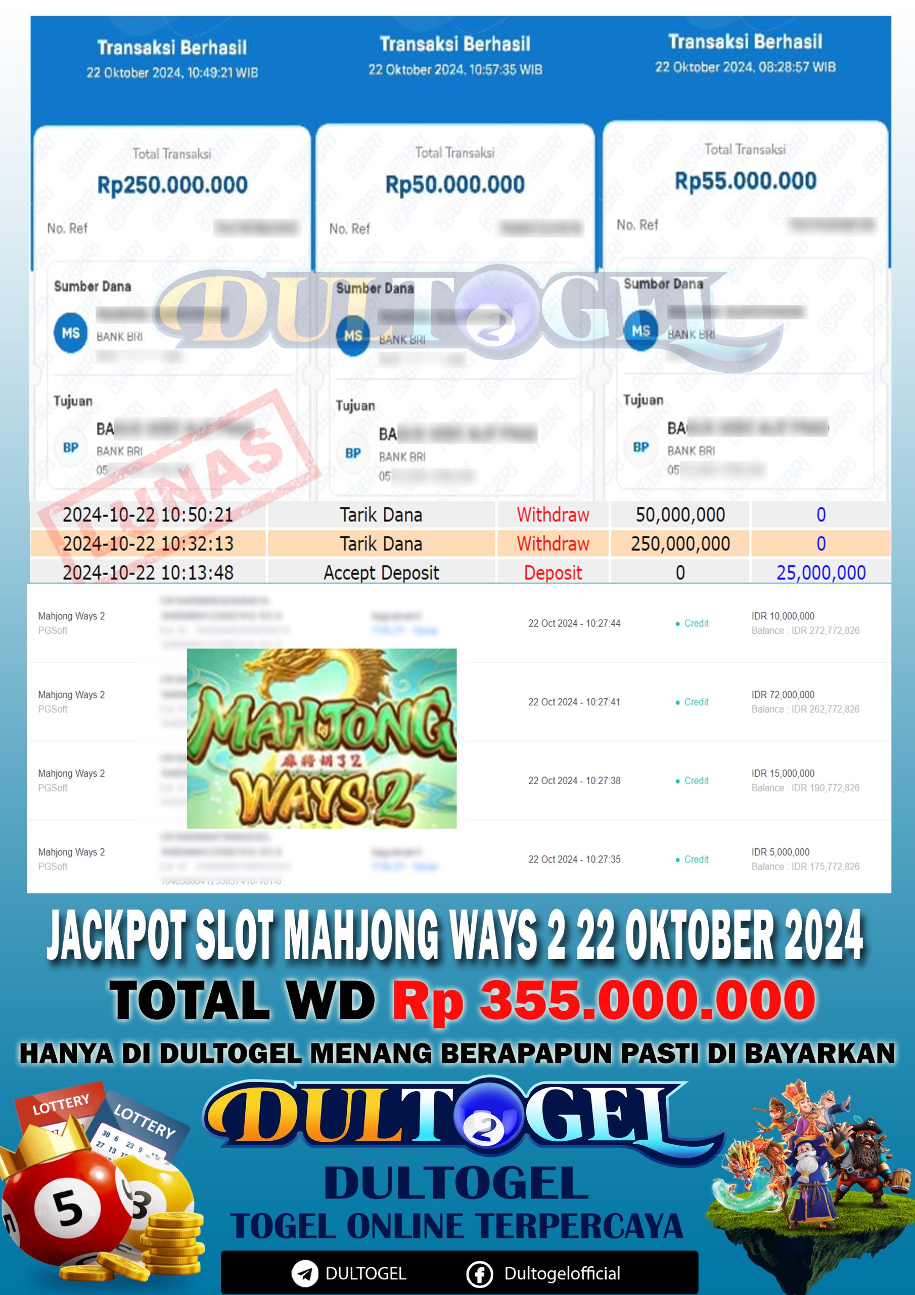 BUKTI JP DULTOGEL 22 OKTOBER 2024