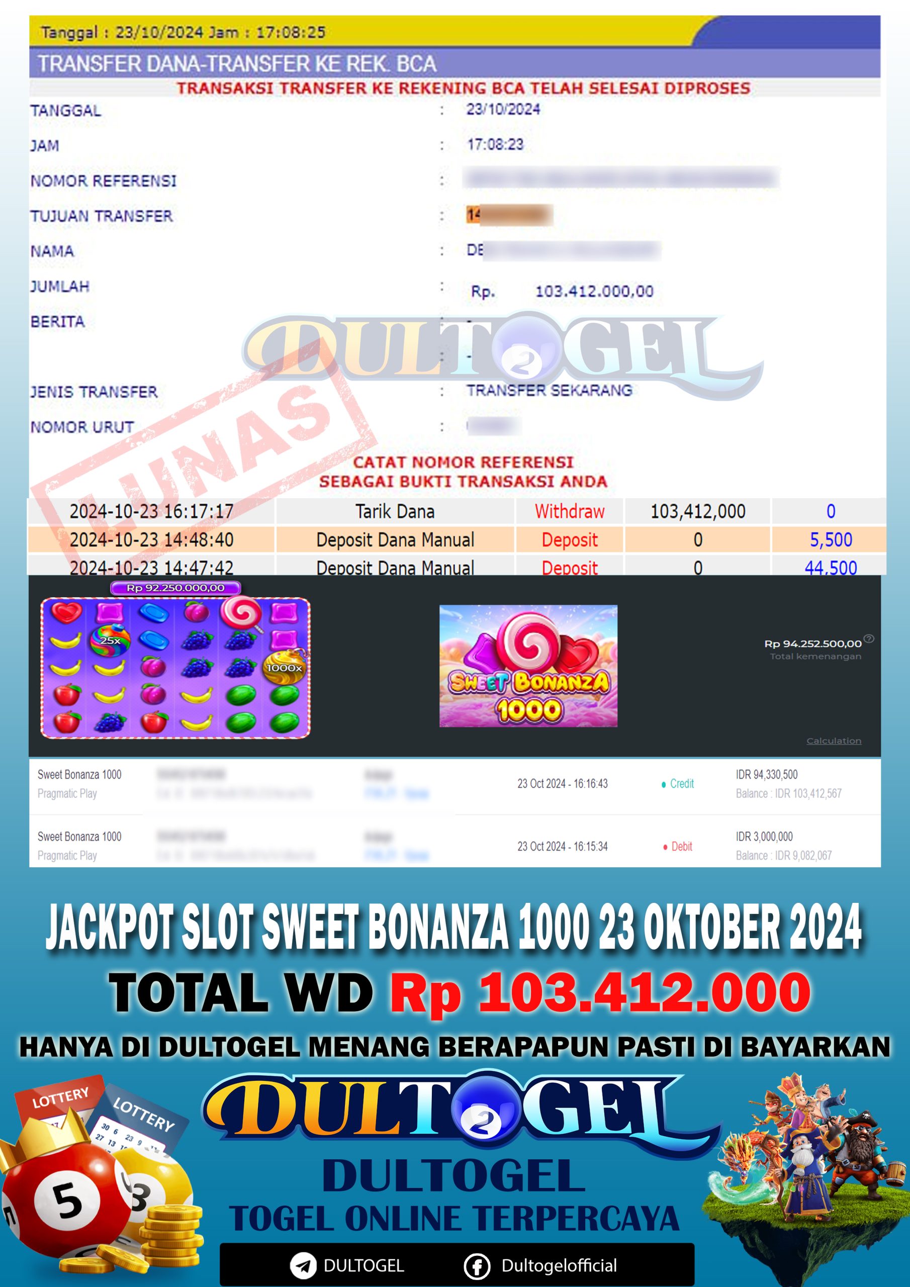 BUKTI JP DULTOGEL 23 OKTOBER 2024