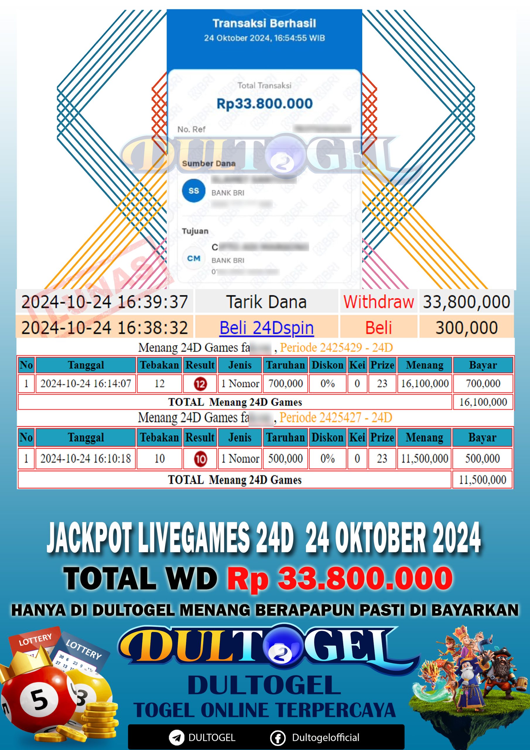 BUKTI JP DULTOGEL 24 OKTOBER 2024