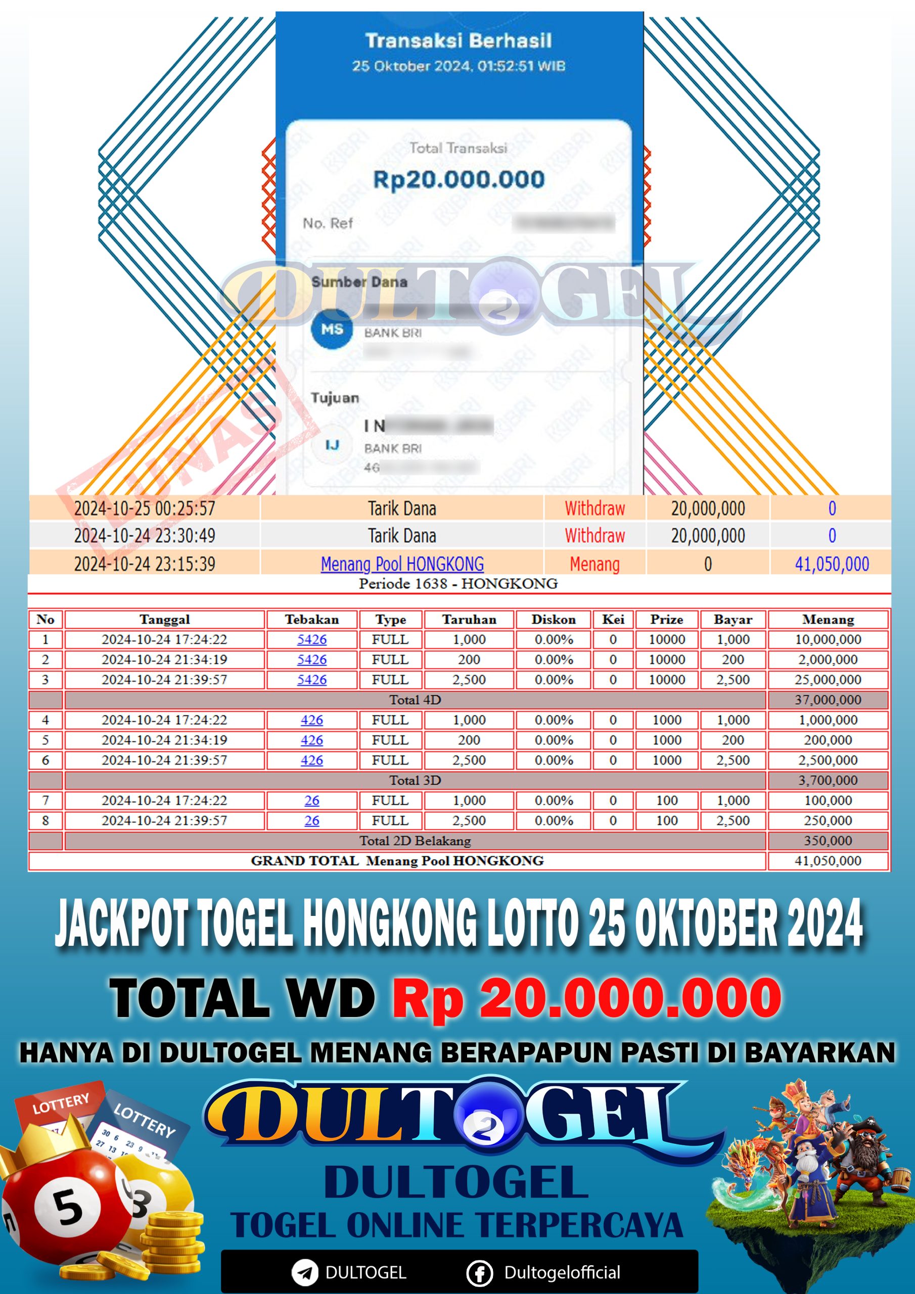 BUKTI JP DULTOGEL 25 OKTOBER 2024