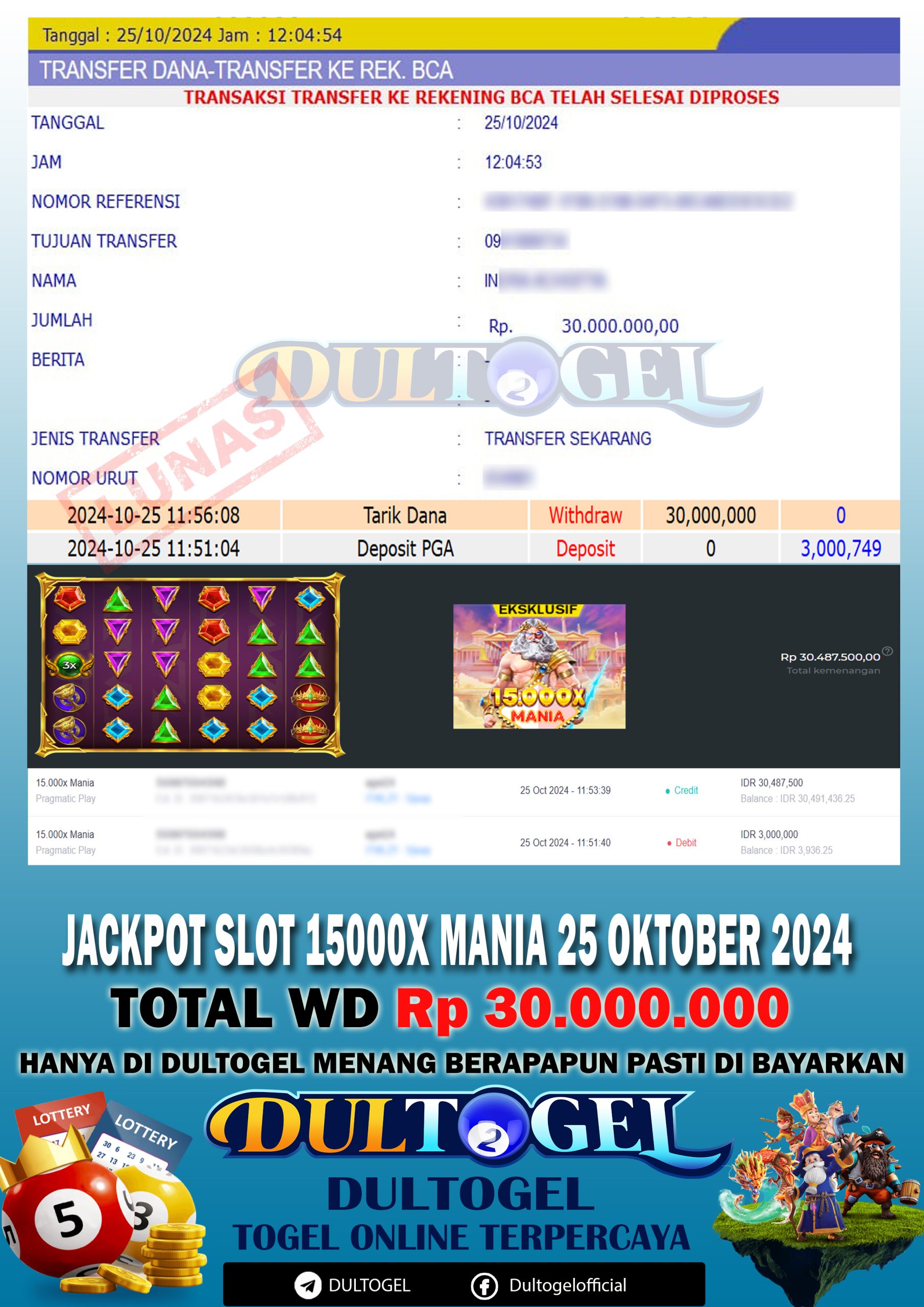 BUKTI JP DULTOGEL 25 OKTOBER 2024