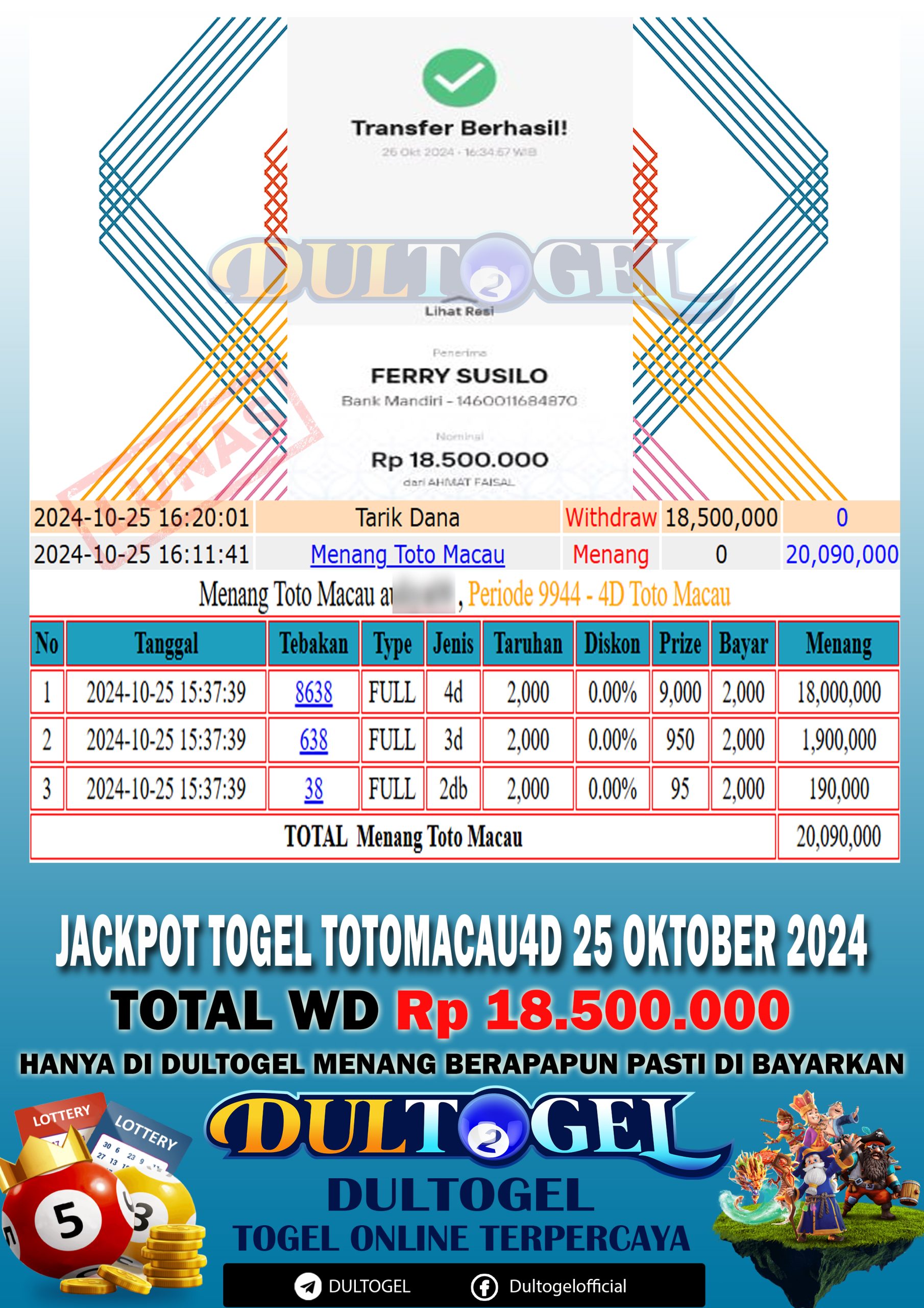 BUKTI JP DULTOGEL 25 OKTOBER 2024