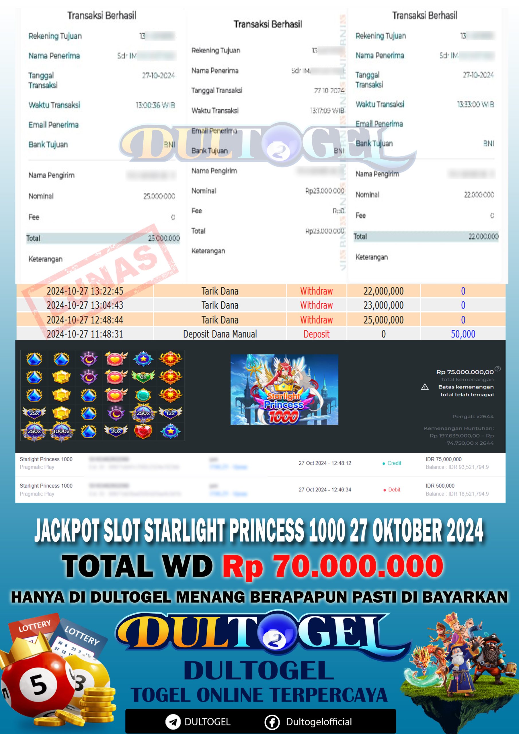 BUKTI JP DULTOGEL 27 OKTOBER 2024