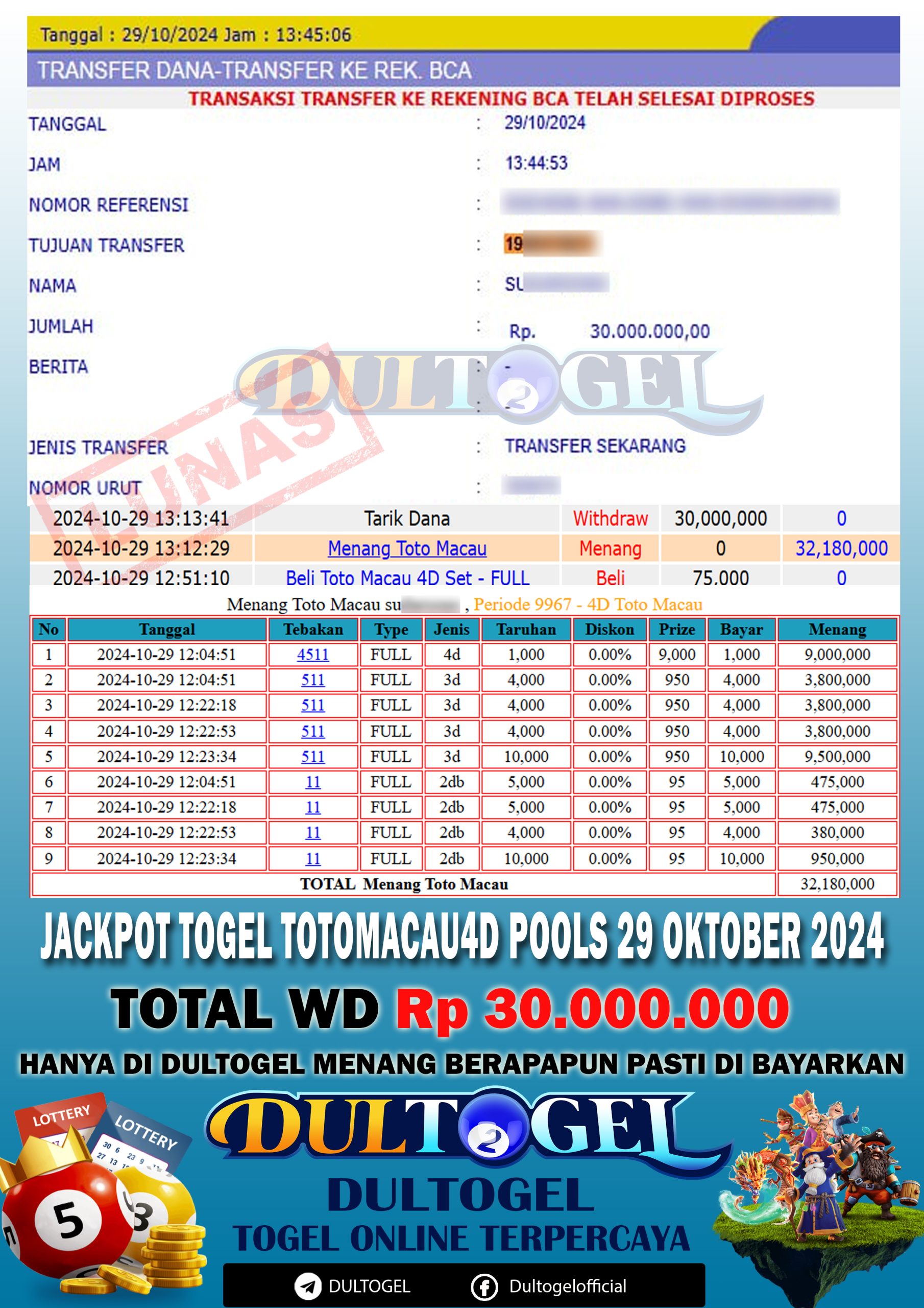 BUKTI JP DULTOGEL 29 OKTOBER 2024
