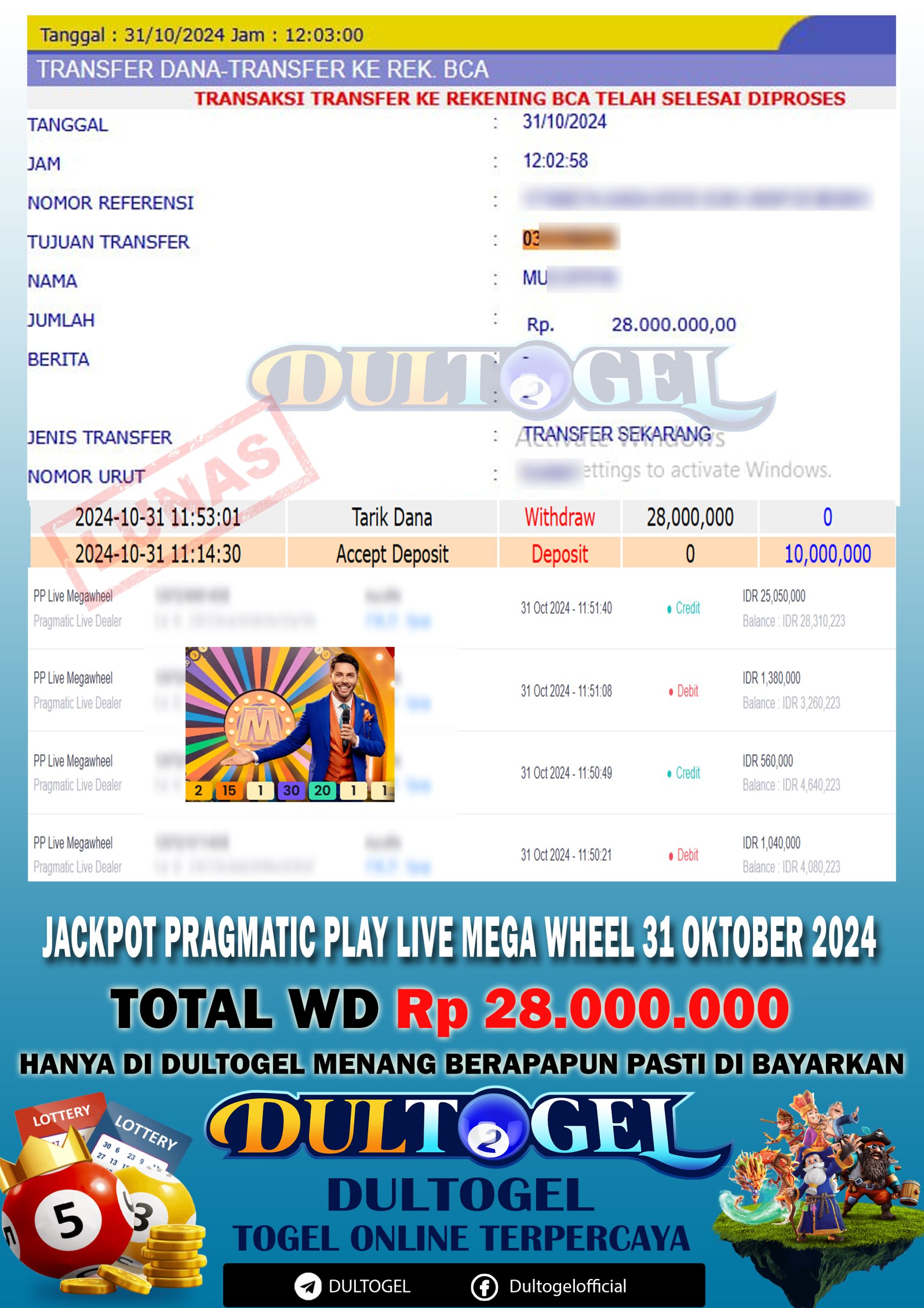 BUKTI JP DULTOGEL 31 OKTOBER 2024