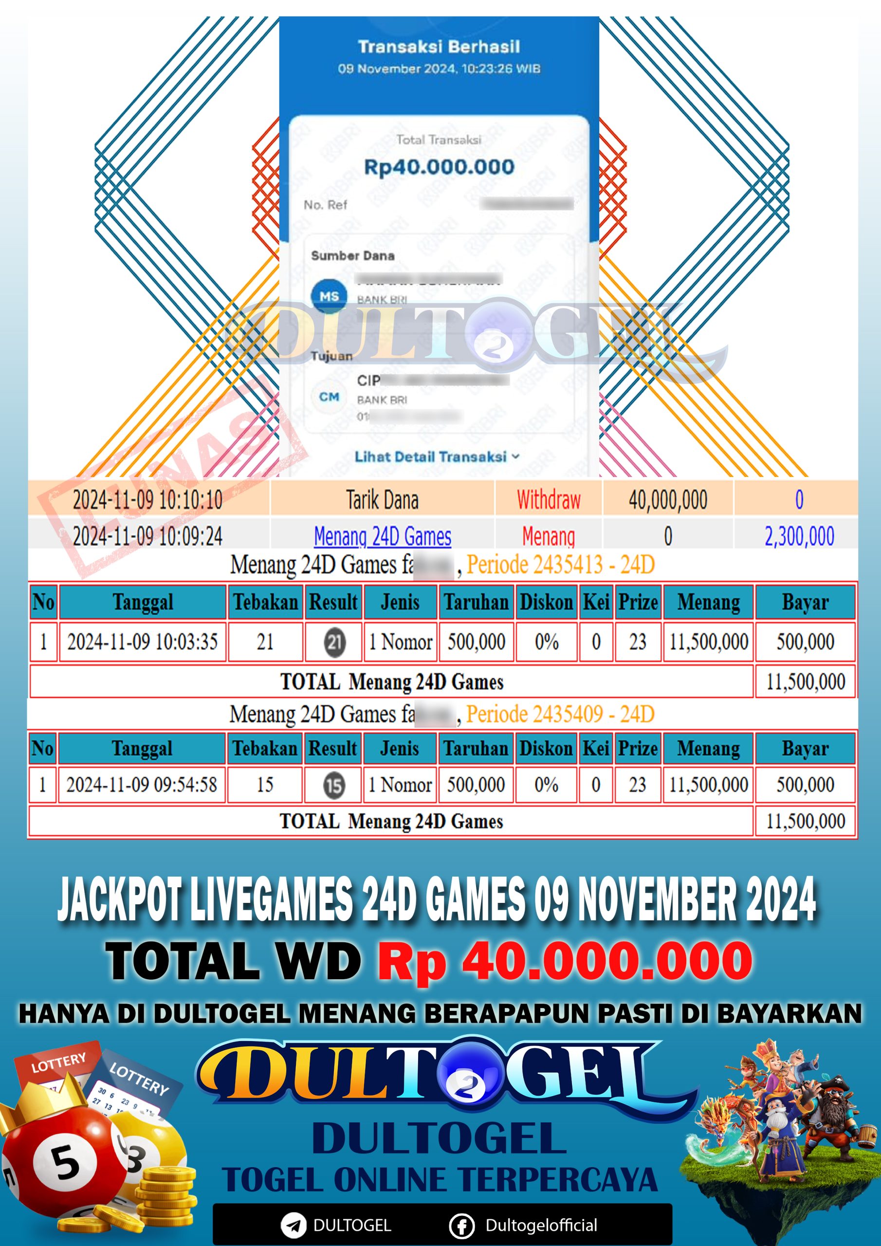 BUKTI JP DULTOGEL 09 NOVEMBER 2024