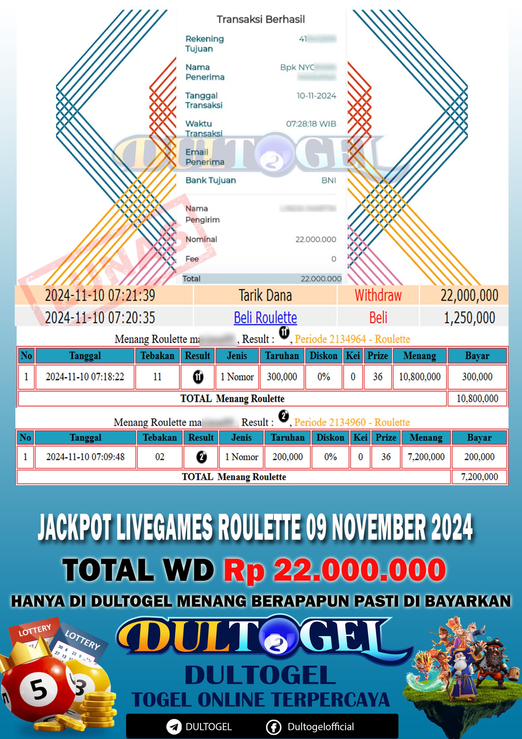 BUKTI JP DULTOGEL 10 NOVEMBER 2024