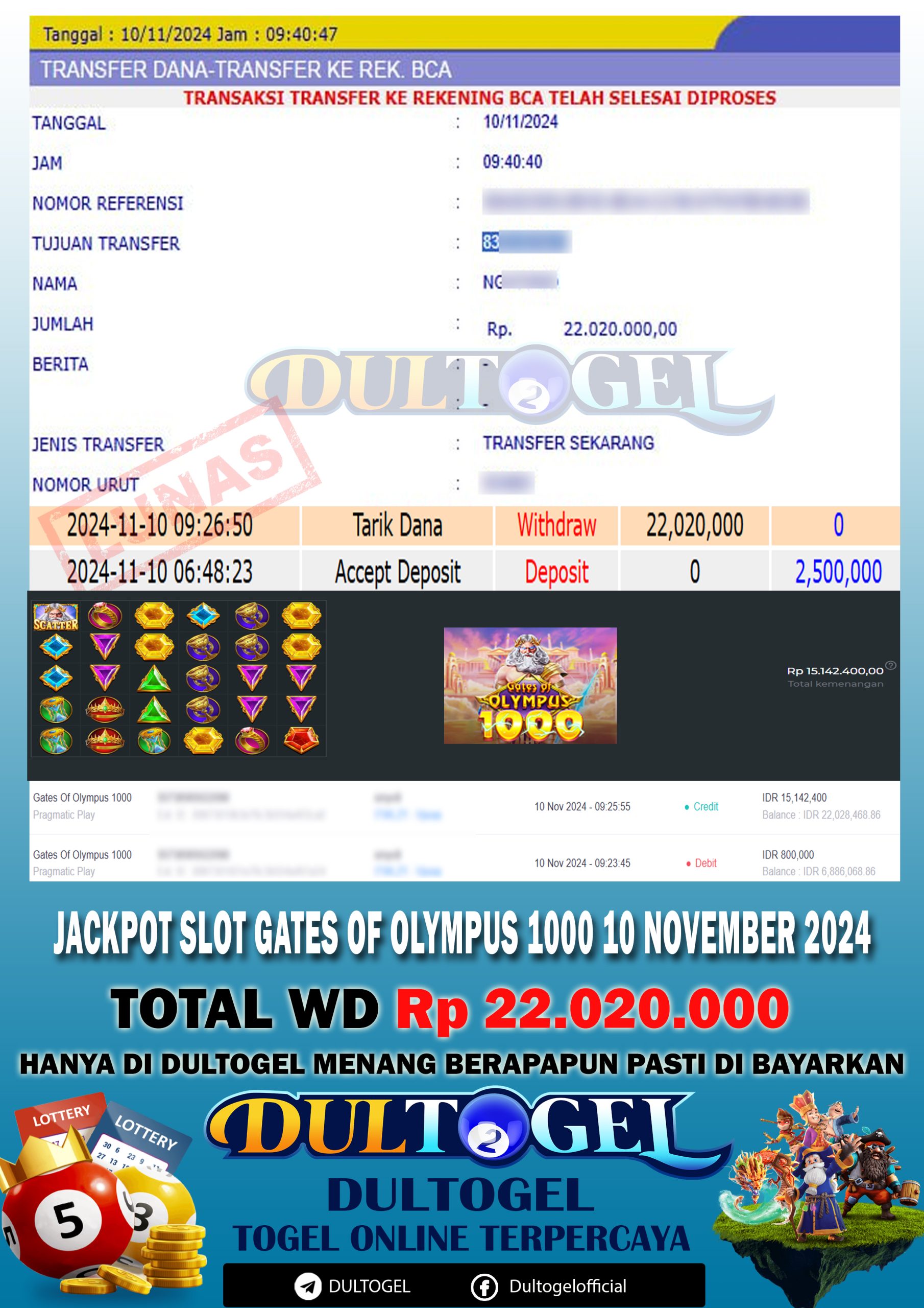 BUKTI JP DULTOGEL 10 NOVEMBER 2024
