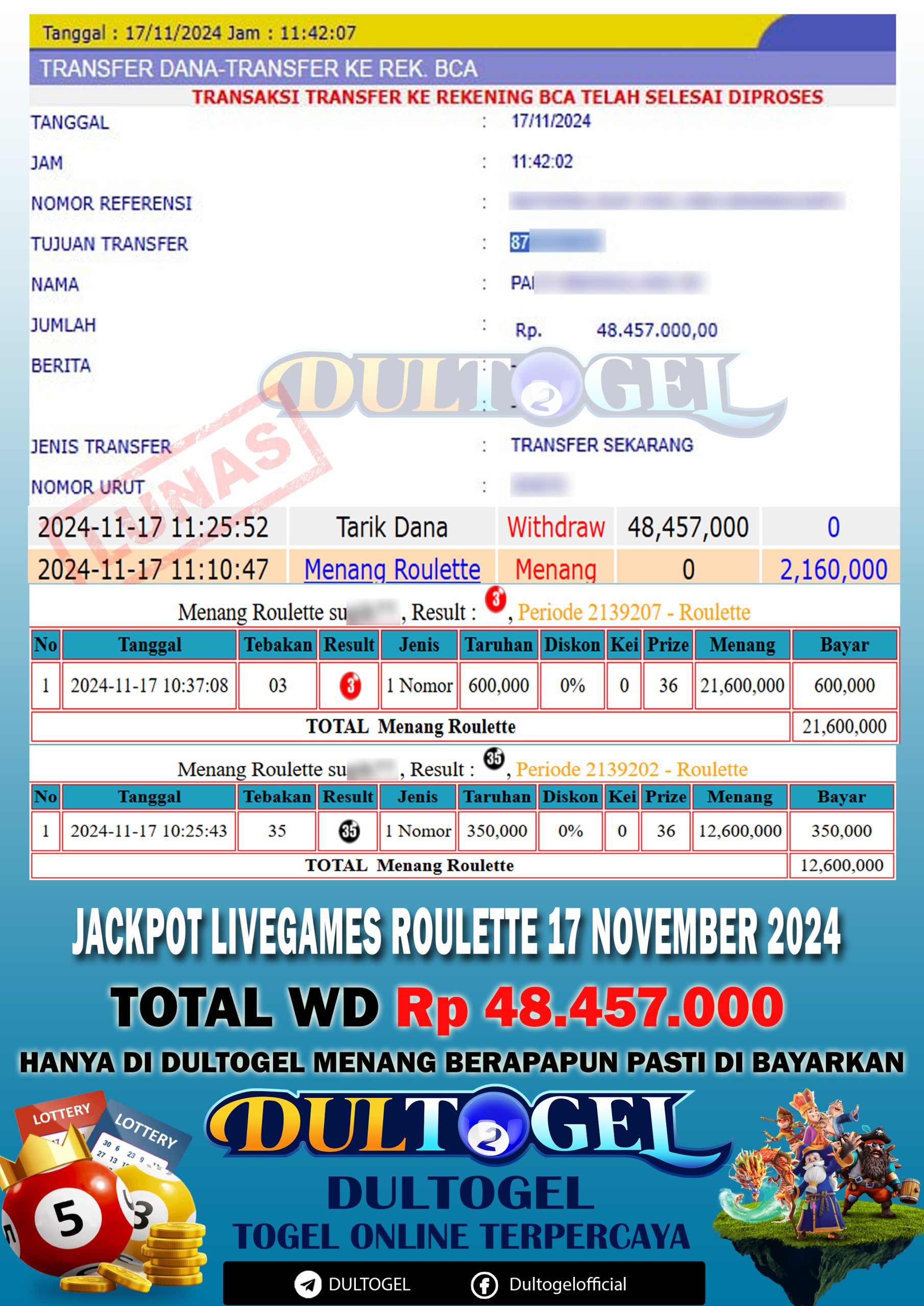 BUKTI JP DULTOGEL 17 NOVEMBER 2024