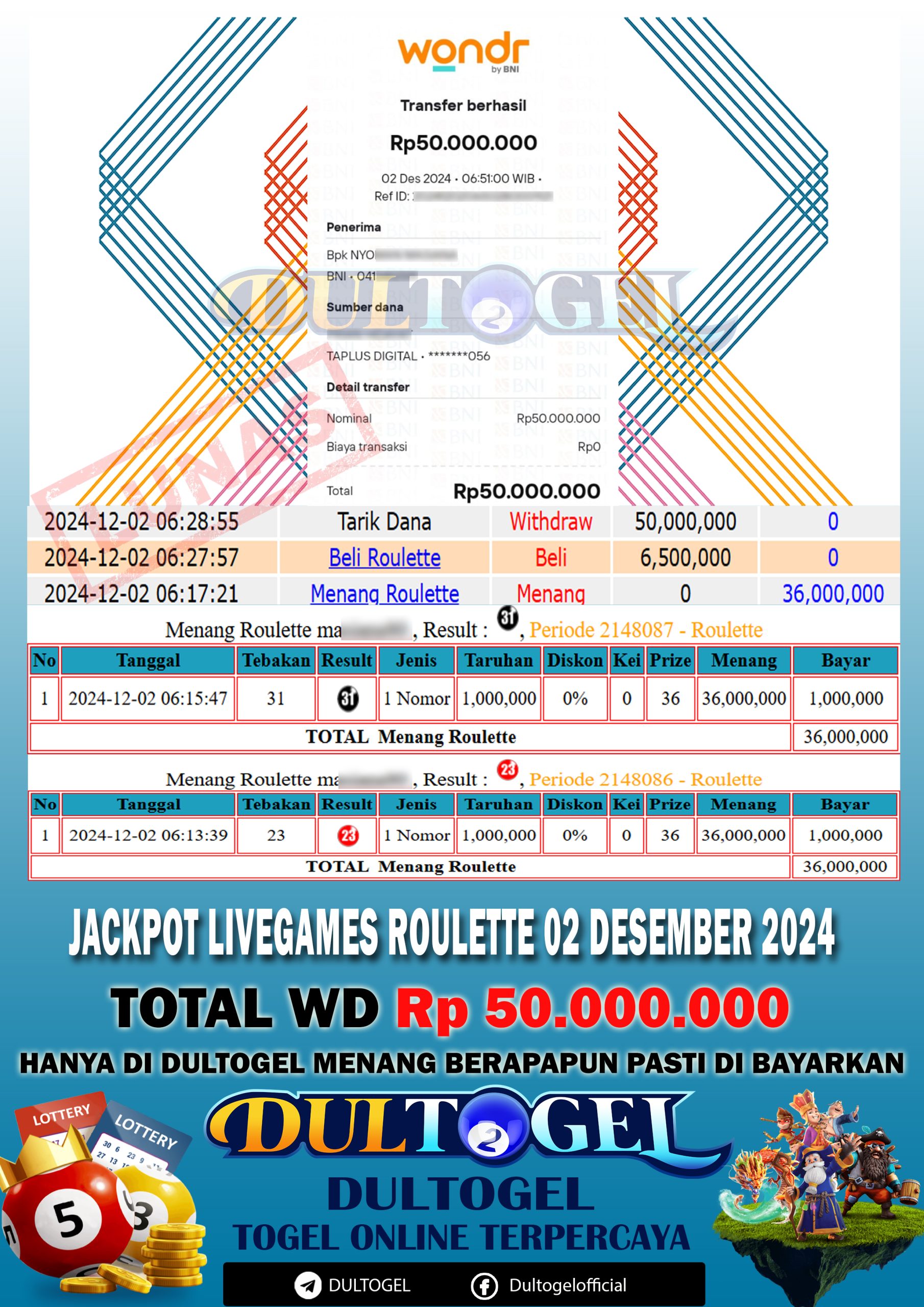 BUKTI JP DULTOGEL 02 DESEMBER 2024