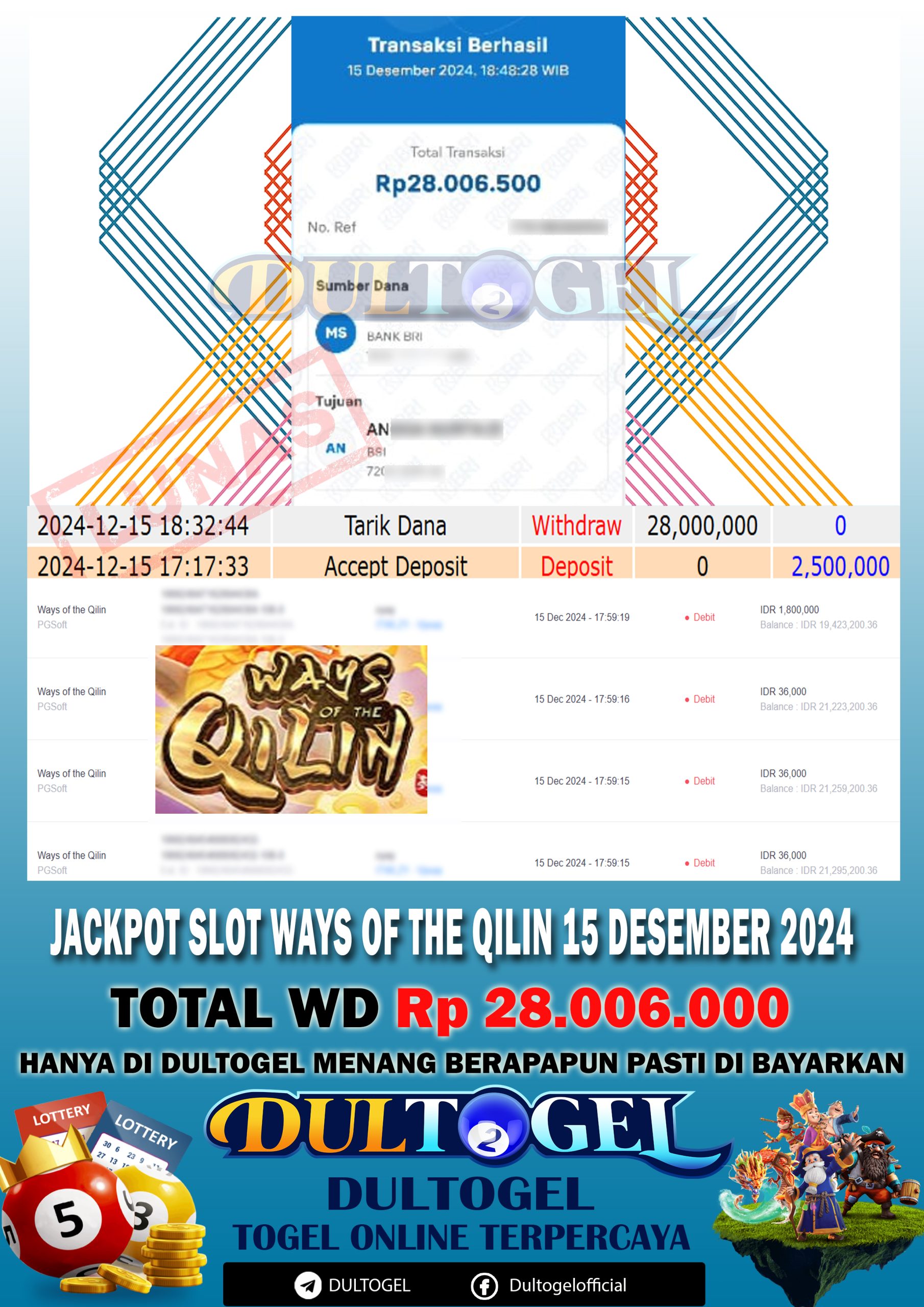 BUKTI JP DULTOGEL 15 DESEMBER 2024
