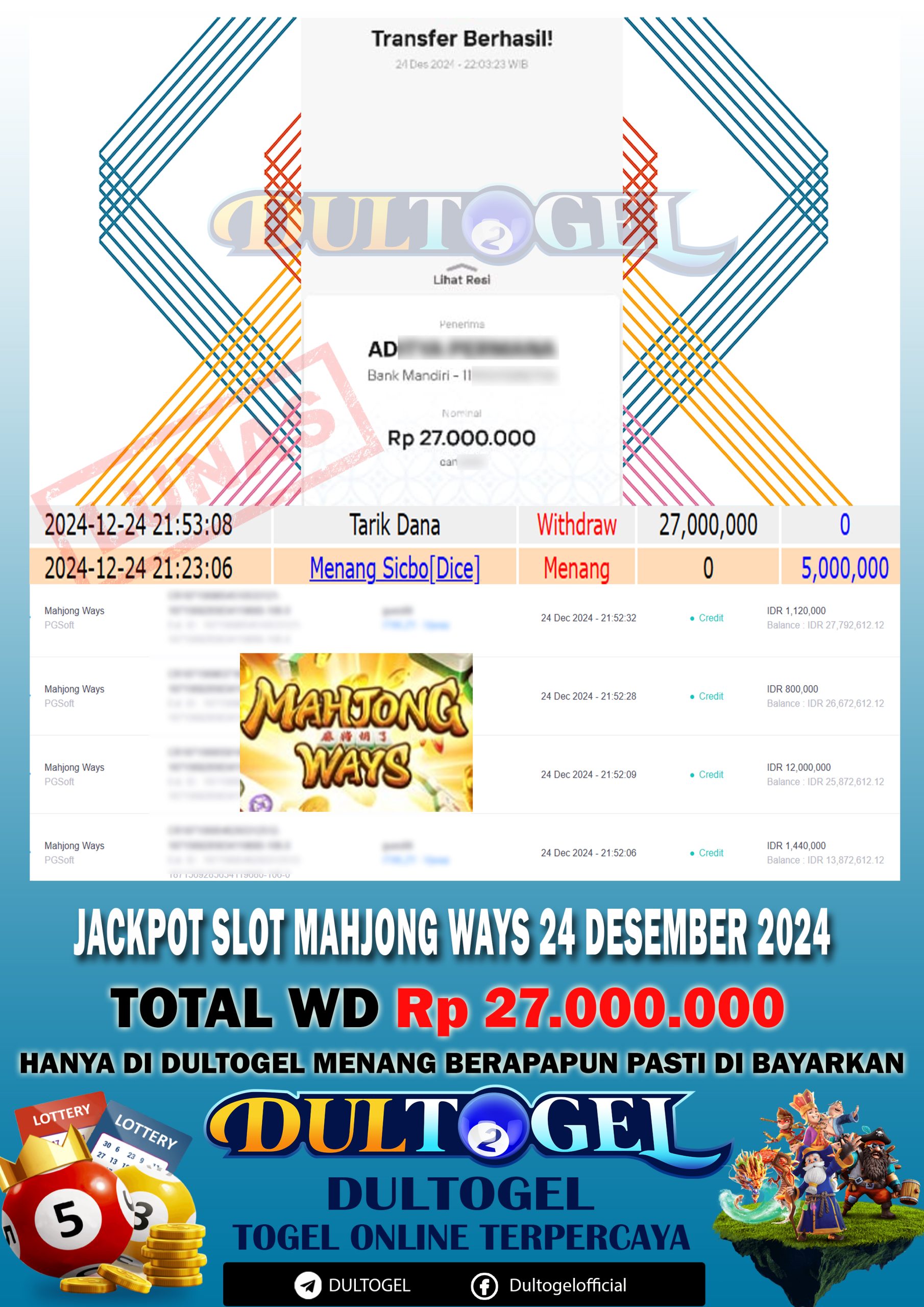 BUKTI JP DULTOGEL 24 DESEMBER 2024