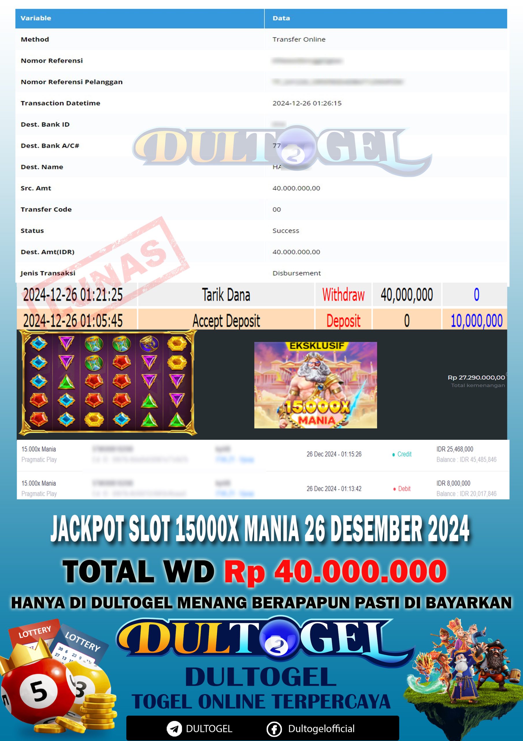 BUKTI JP DULTOGEL 26 DESEMBER 2024