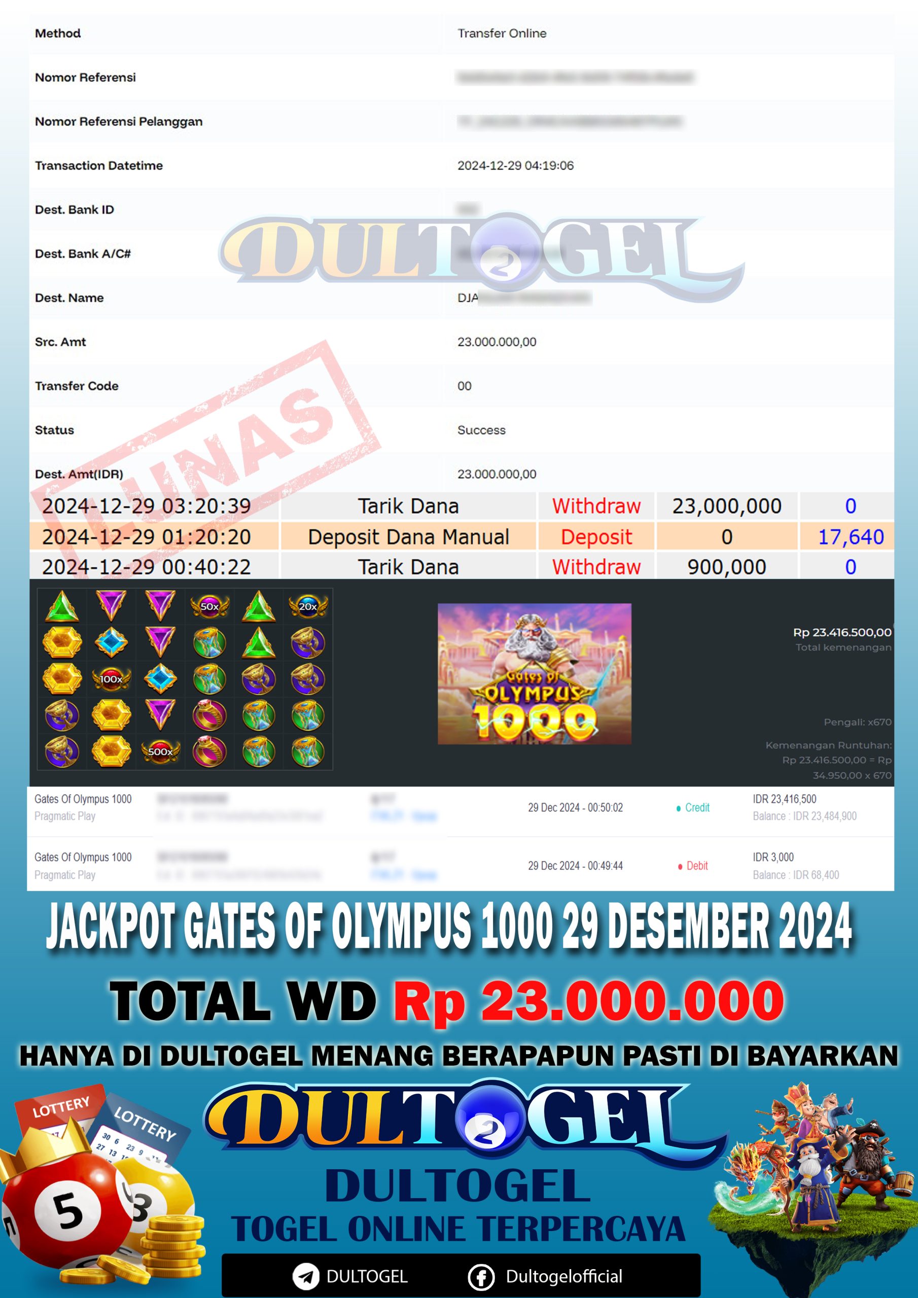 BUKTI JP DULTOGEL 29 DESEMBER 2024