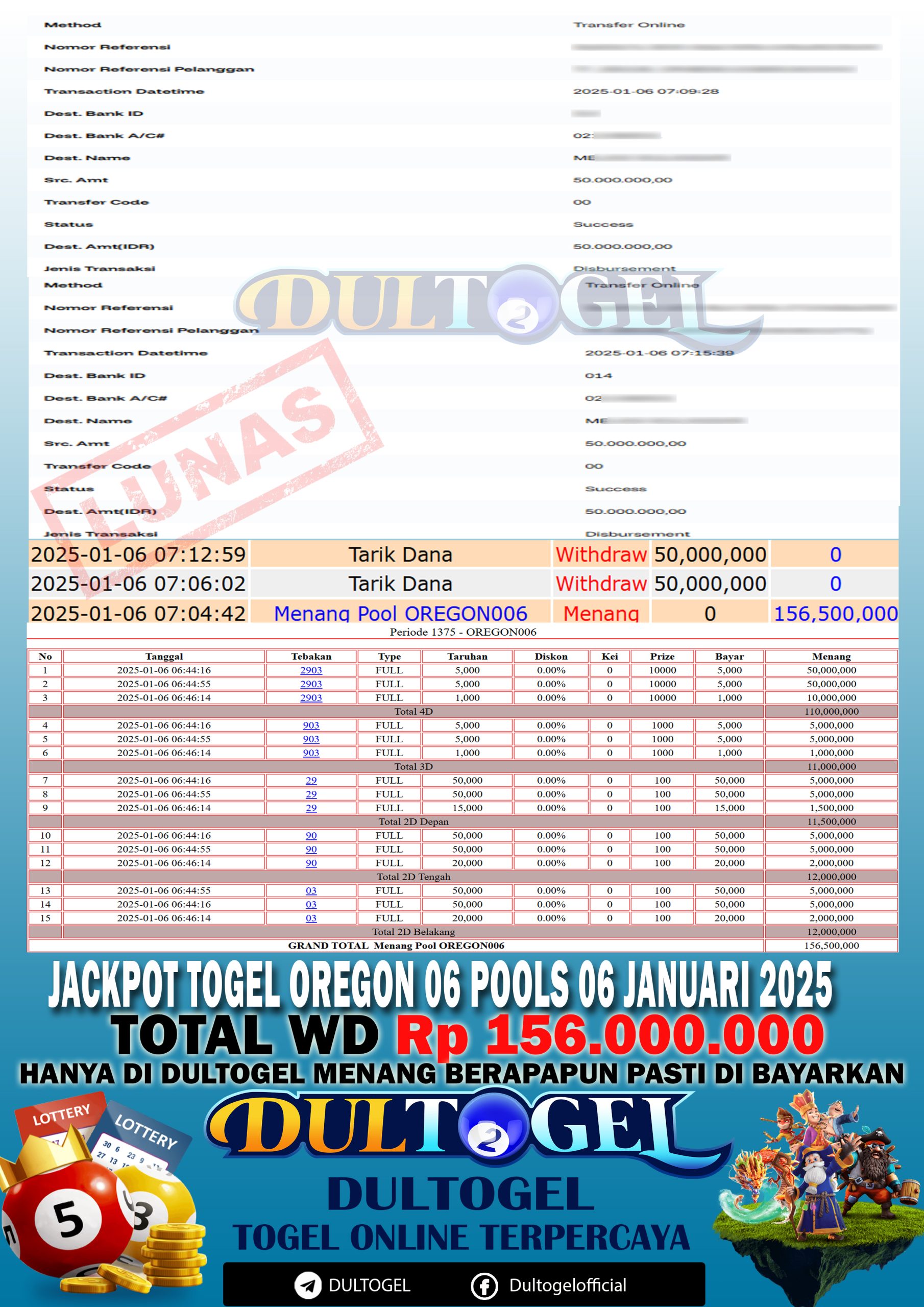 BUKTI JP DULTOGEL 06 JANUARI 2025