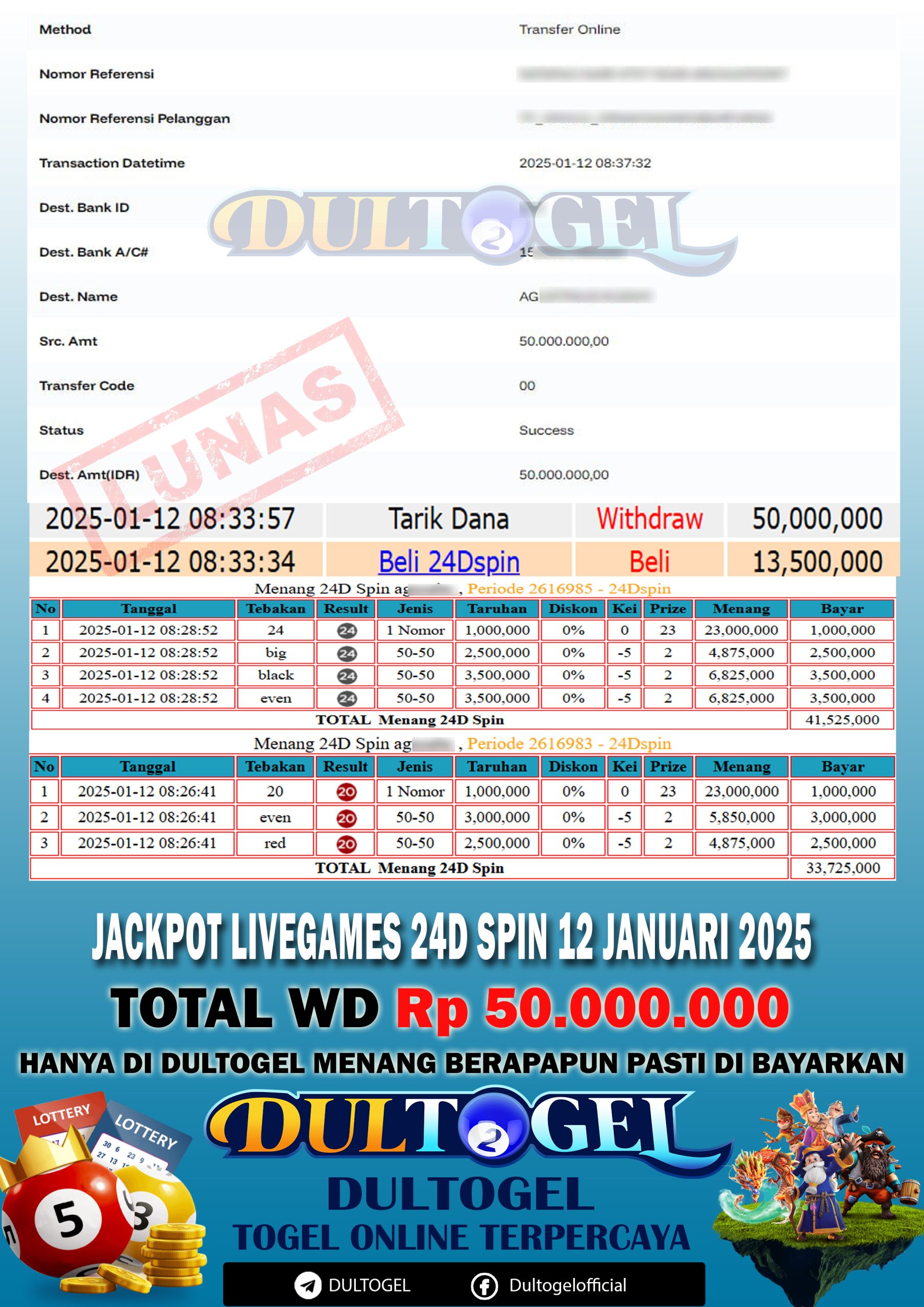 BUKTI JP DULTOGEL 12 JANUARI 2025