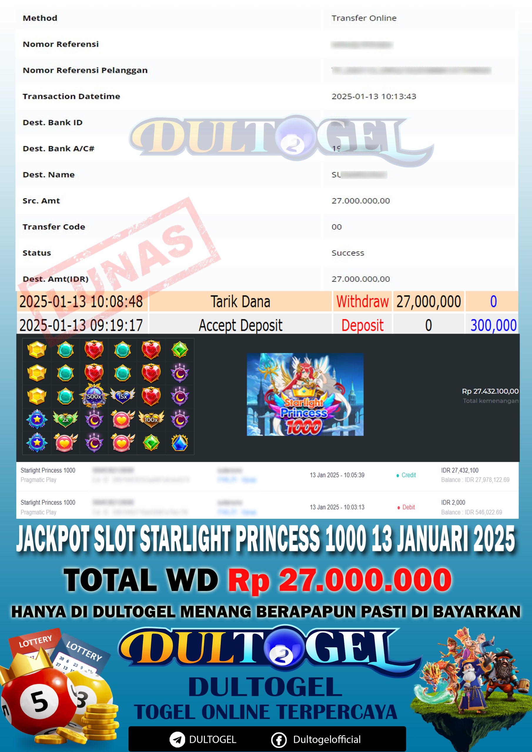 BUKTI JP DULTOGEL 13 JANUARI 2025